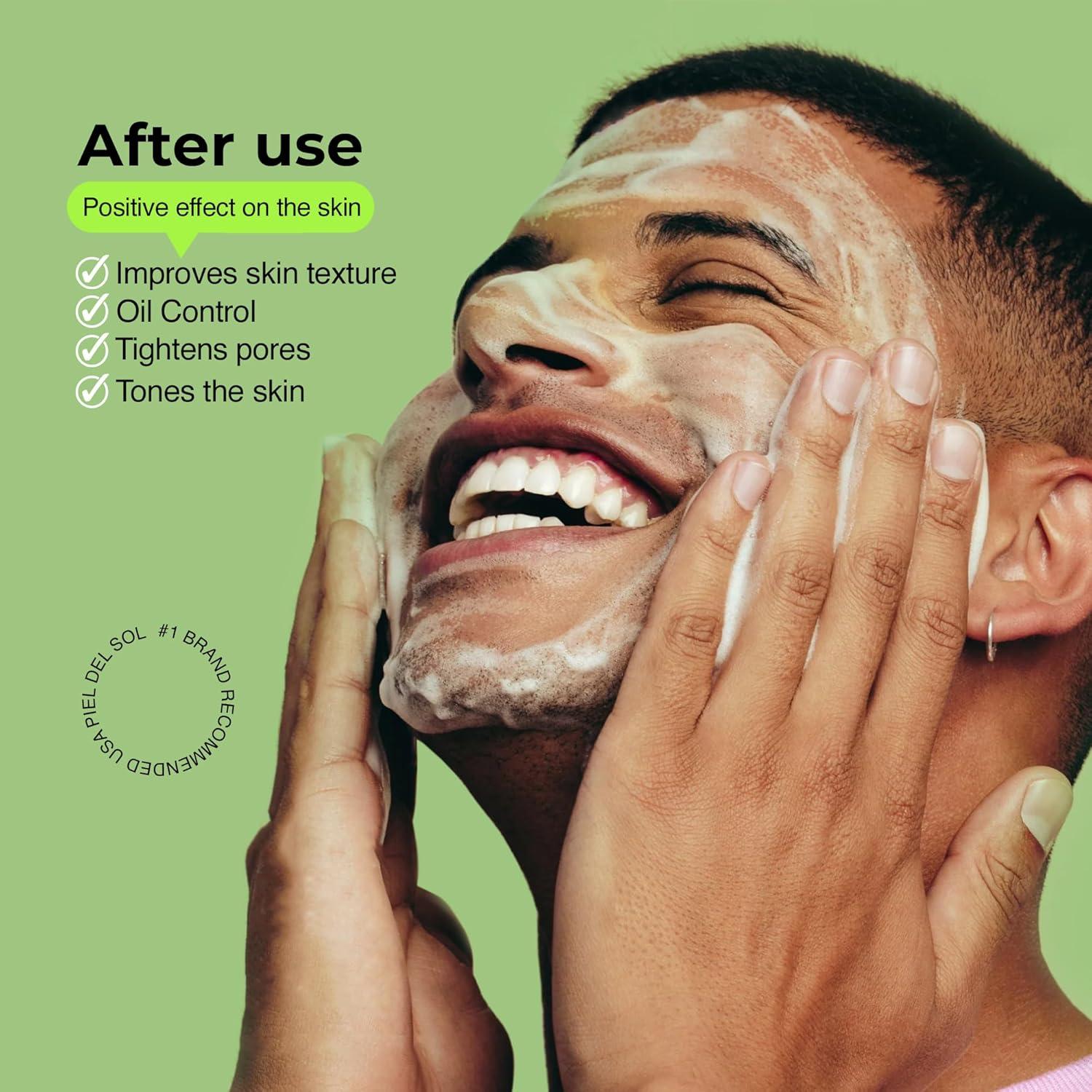 Limpiador Espumoso para Acné 250ml - Sin Fragancia, Hidratante