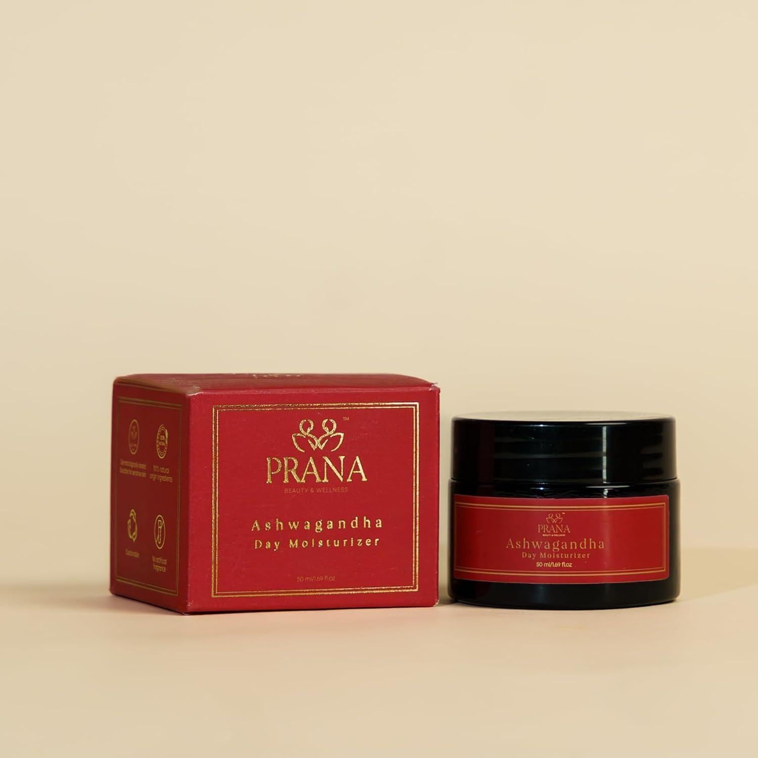 Crema Hidratante Facial PRANA Ashwagandha 50ml Vegana