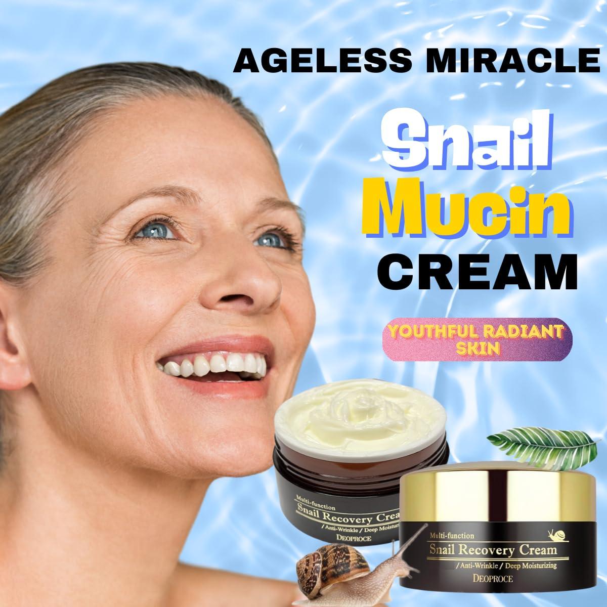 Crema de Recuperación de Caracol Deoproce 100g - Antienvejecimiento