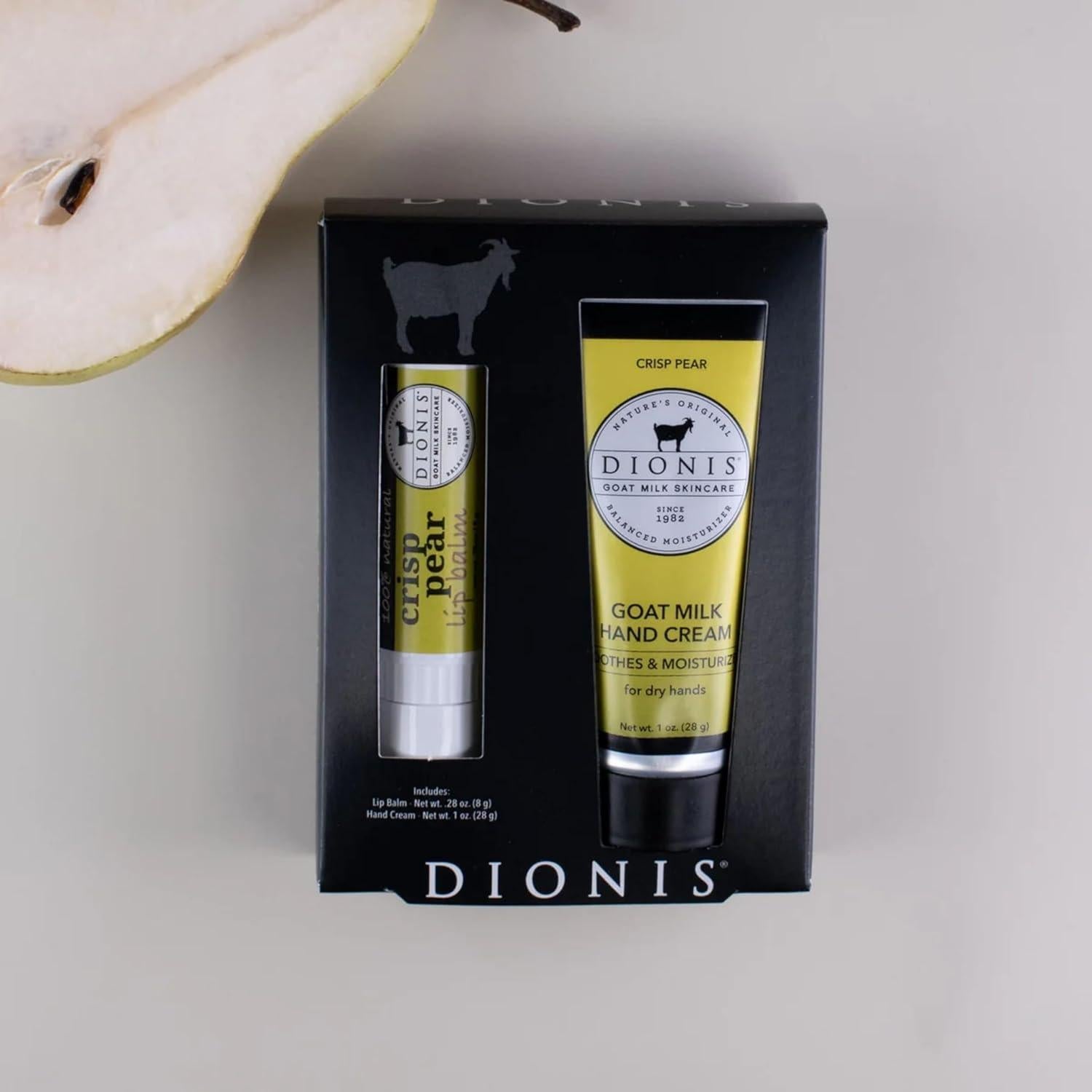 Conjunto Crema de Manos y Bálsamo Labial Dionis Pera 59.83 g