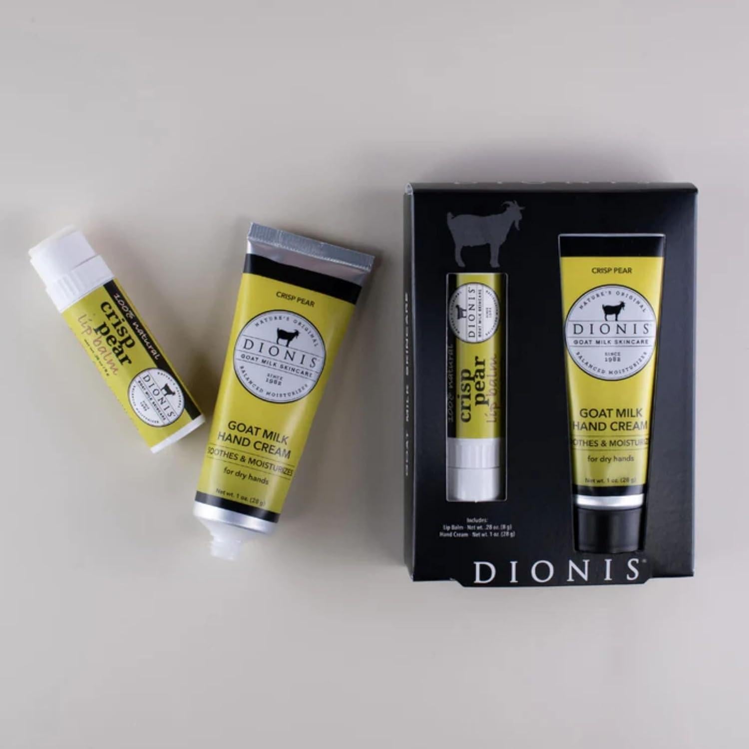 Conjunto Crema de Manos y Bálsamo Labial Dionis Pera 59.83 g