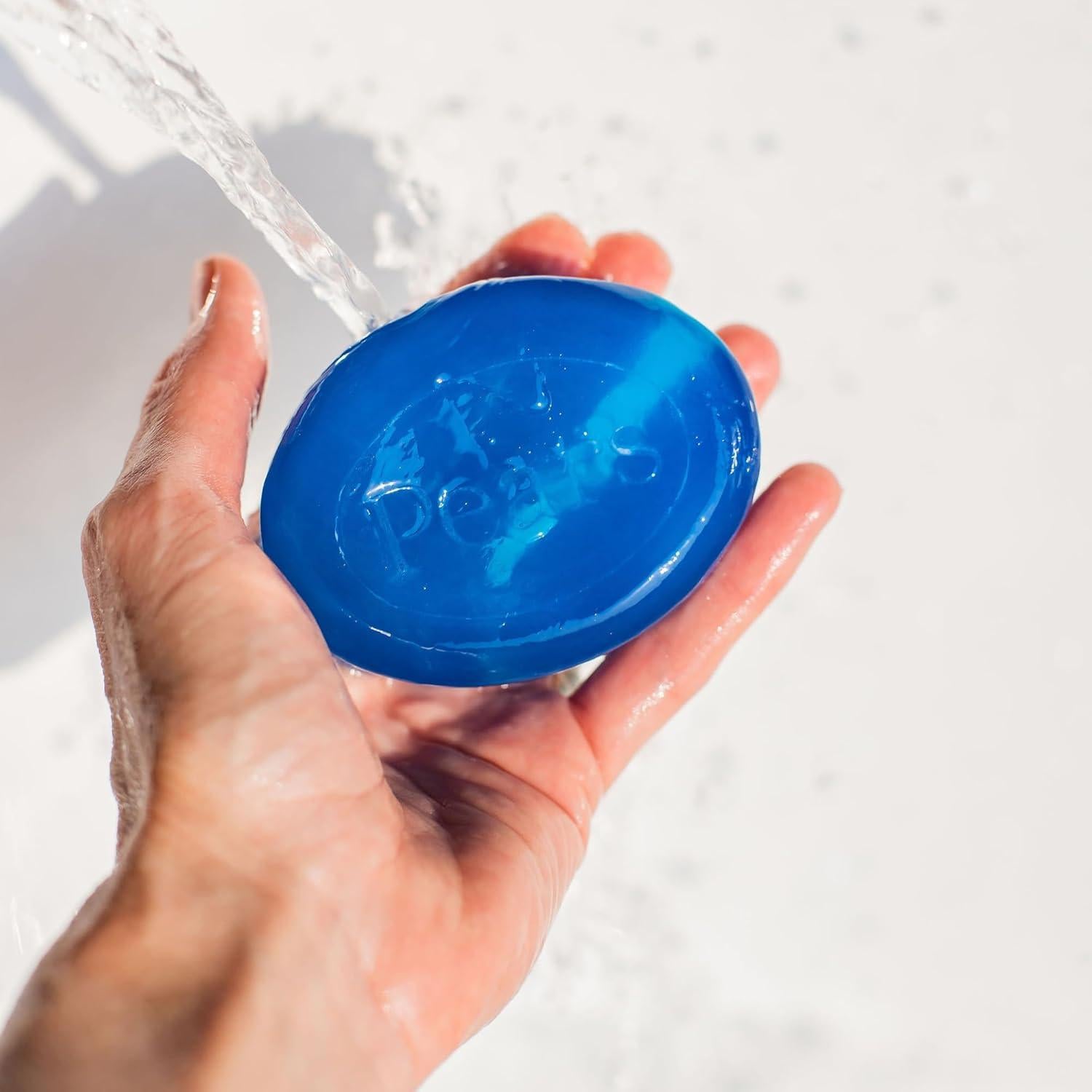 Jabón de Glicerina Pears Azul con Extracto de Menta - 12 Unidades de 125g