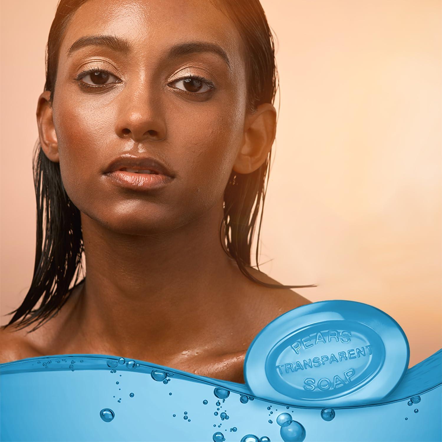 Jabón de Glicerina Pears Azul con Extracto de Menta - 12 Unidades de 125g