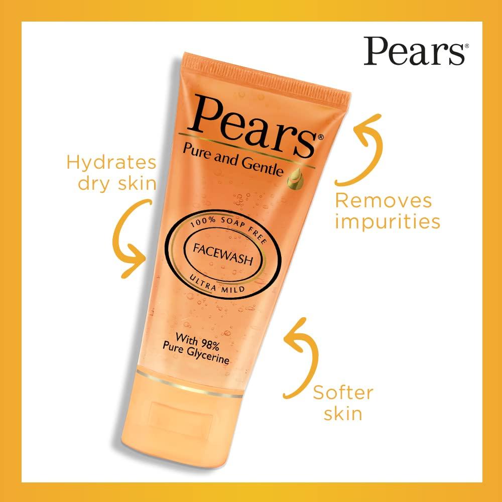Jabón Facial Suave Pears 60g - Sin Jabón, Glicerina