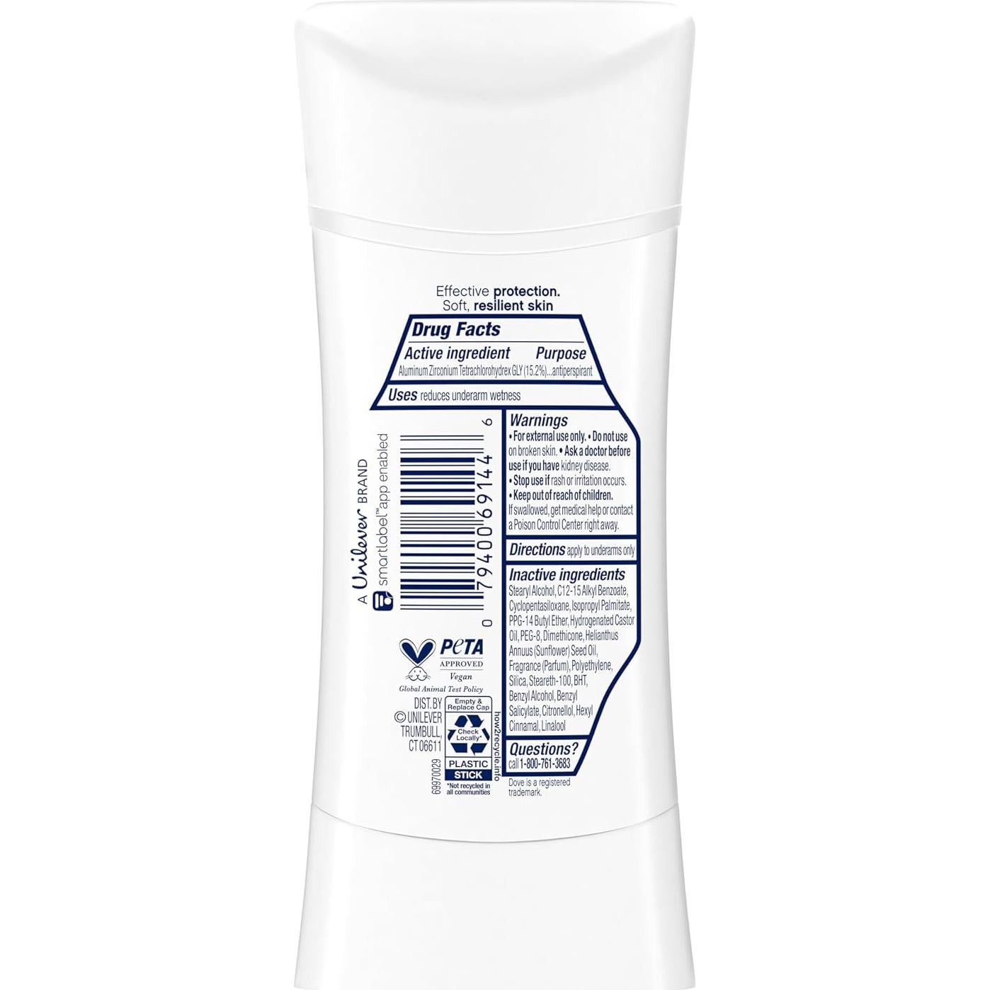 Dove Desodorante Antitranspirante en Barra Rejuvenecer 295.7 g