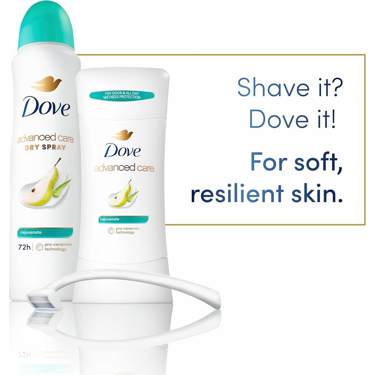 Dove Desodorante Antitranspirante en Barra Rejuvenecer 295.7 g