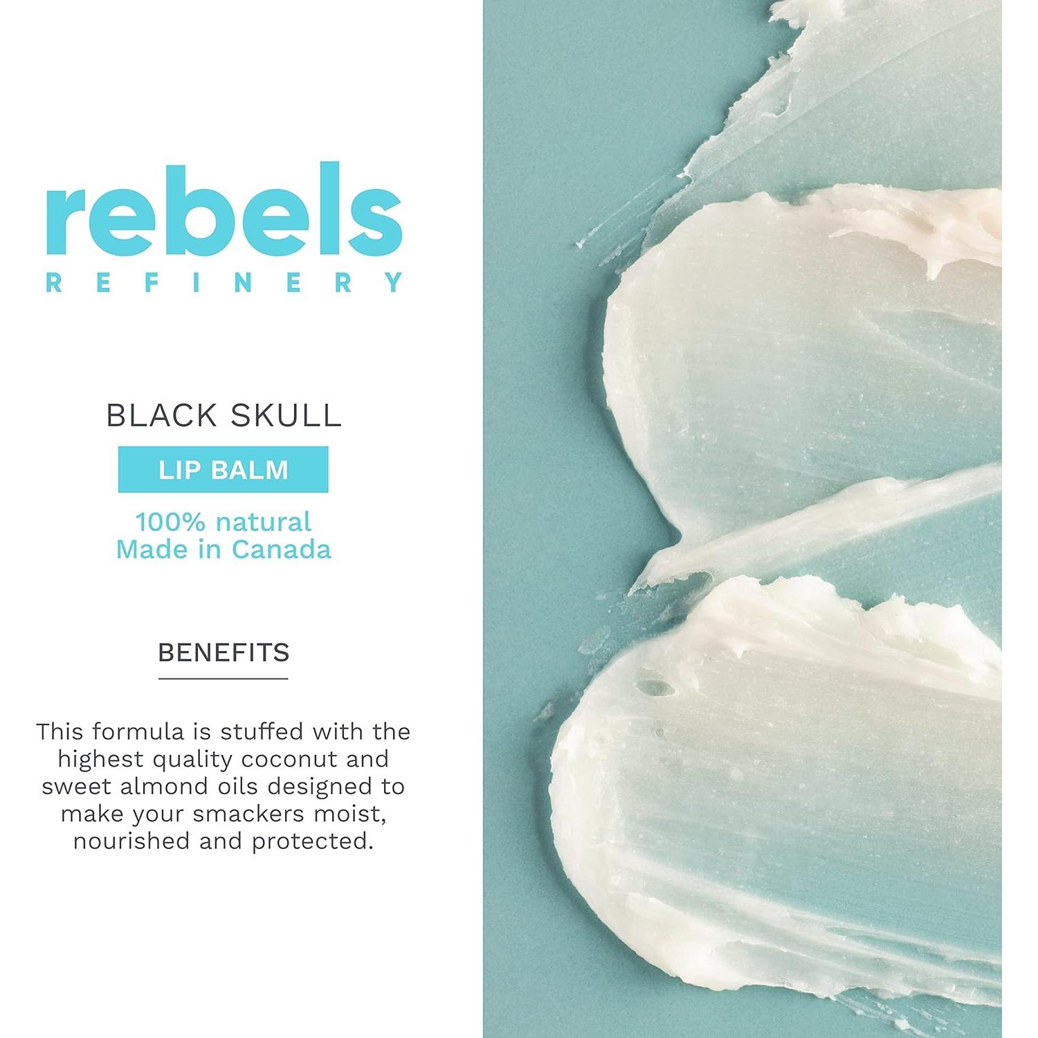 Conjunto de bálsamo labial Rebels Refinery 3 piezas Calavera