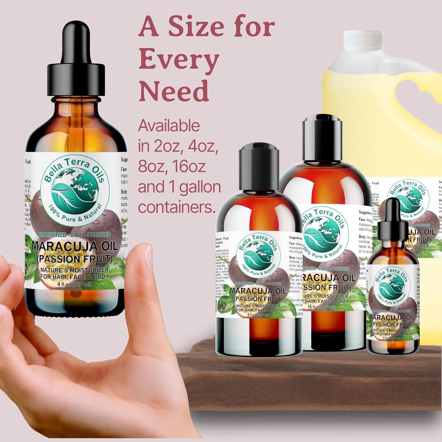 Aceite de Semilla de Maracuyá Bella Terra 118 ml - Hidratante Natural