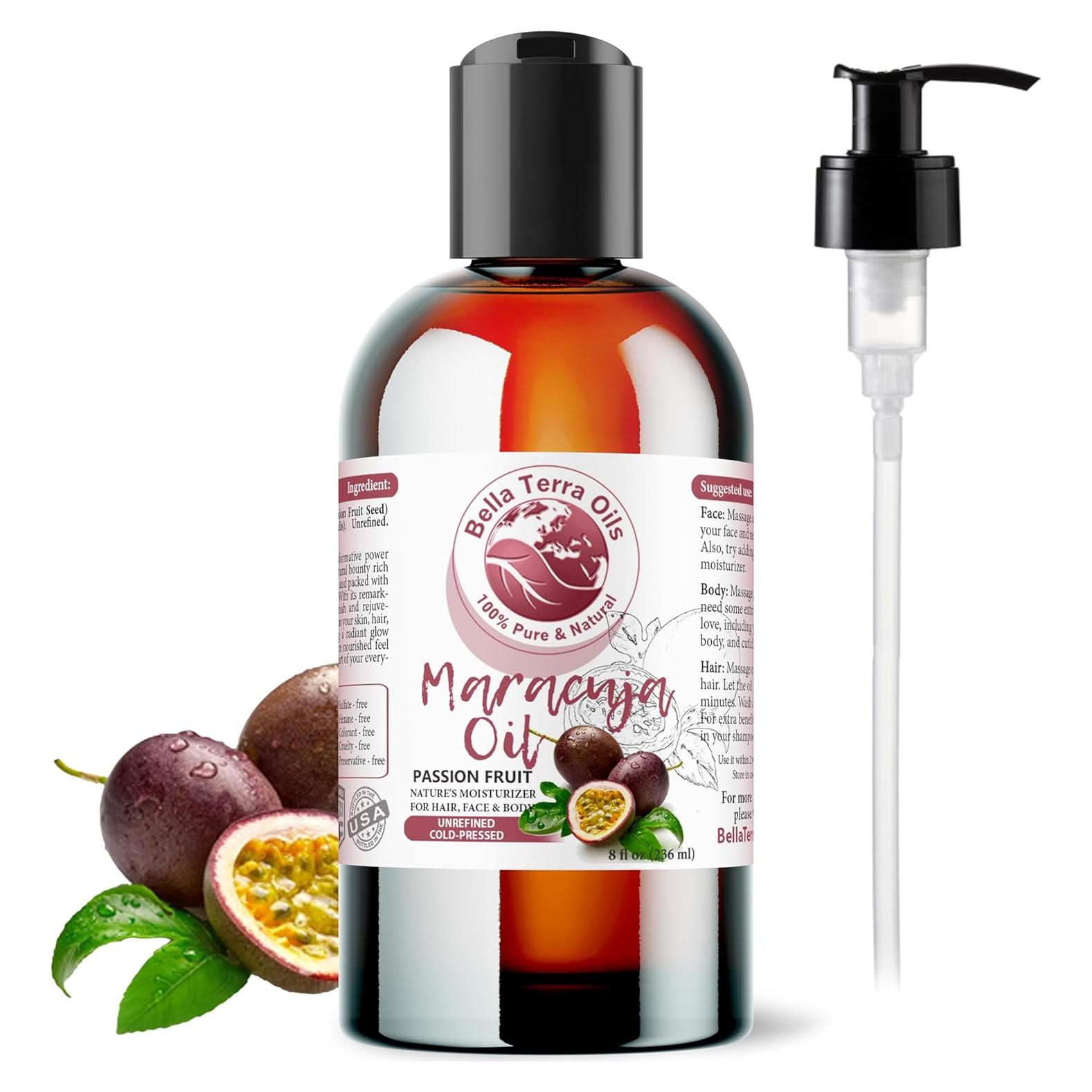 Aceite de Maracuyá Bella Terra 226.8 g - Hidratante Natural