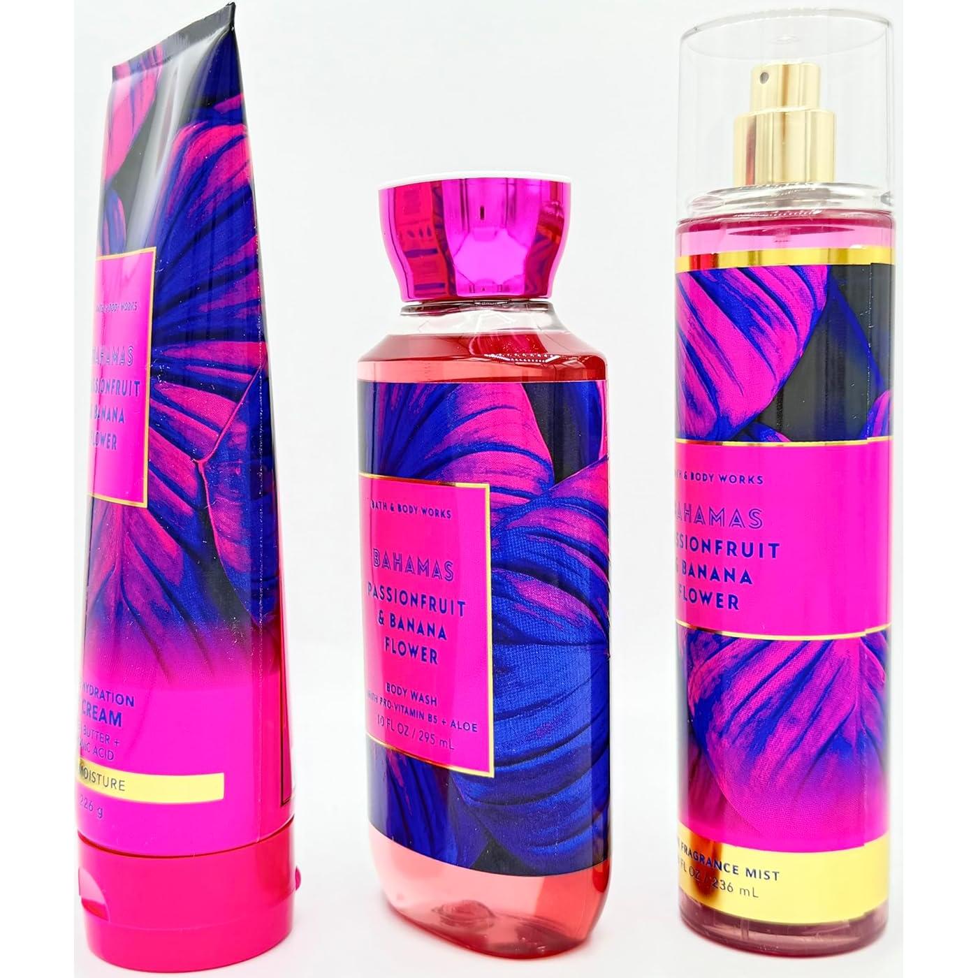 Conjunto de Baño 3 Piezas Bath & Body Works - Fruta de Pasión