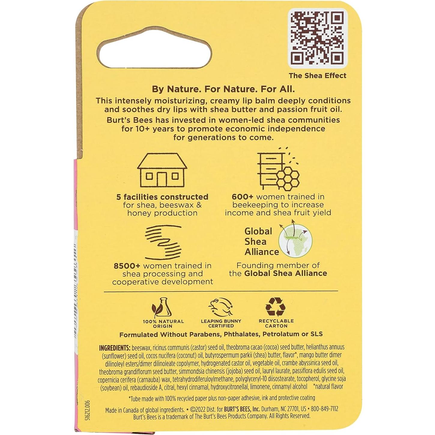 Bálsamo Labial Burt's Bees Aceite de Fruta de Pasión 9.6g