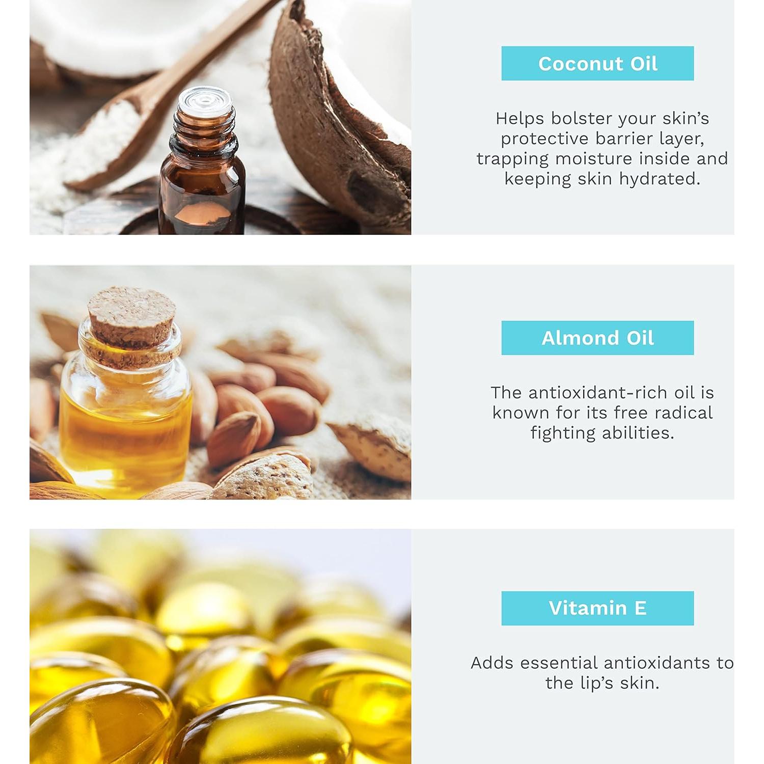 Conjunto de bálsamo labial Rebels Refinery 3 piezas - Fruta de la pasión, Menta negra, Vainilla blanca