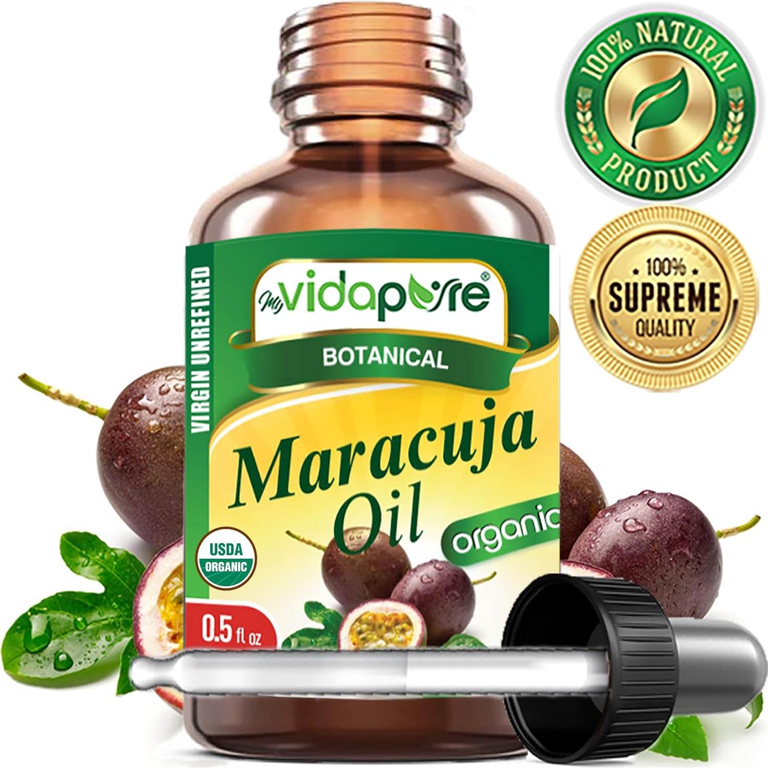 Aceite de Maracuyá Orgánico myVidaPure 100% Puro 15 ml