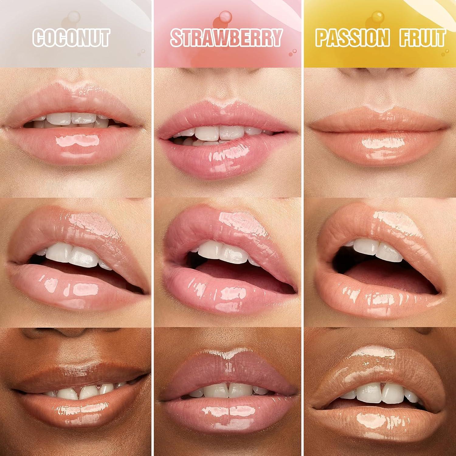 Aceite Labial Hidratante GLAMEER Coco y Fruta de la Pasión 80g