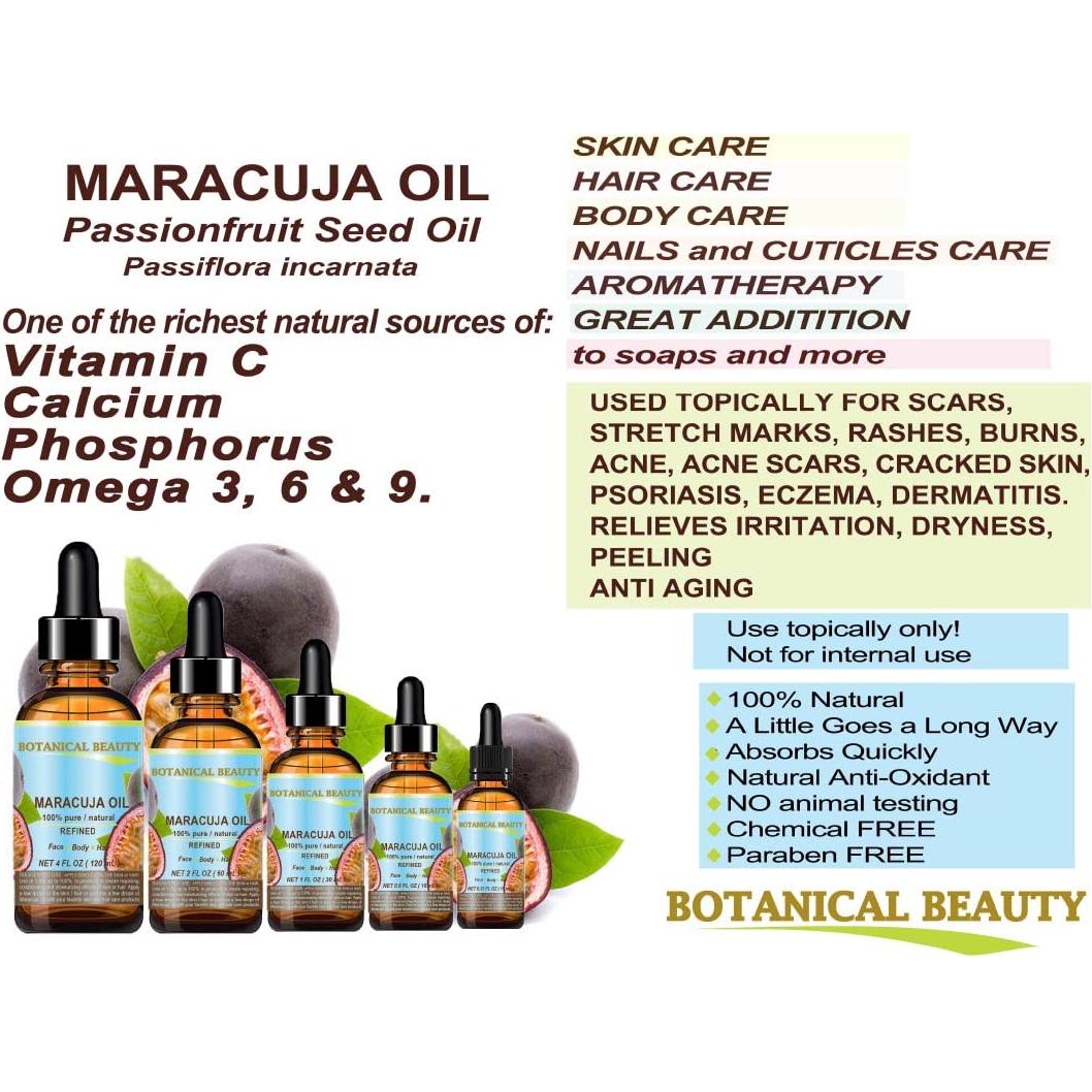 Aceite de Maracuyá 100% Puro Botanical Beauty 15 ml