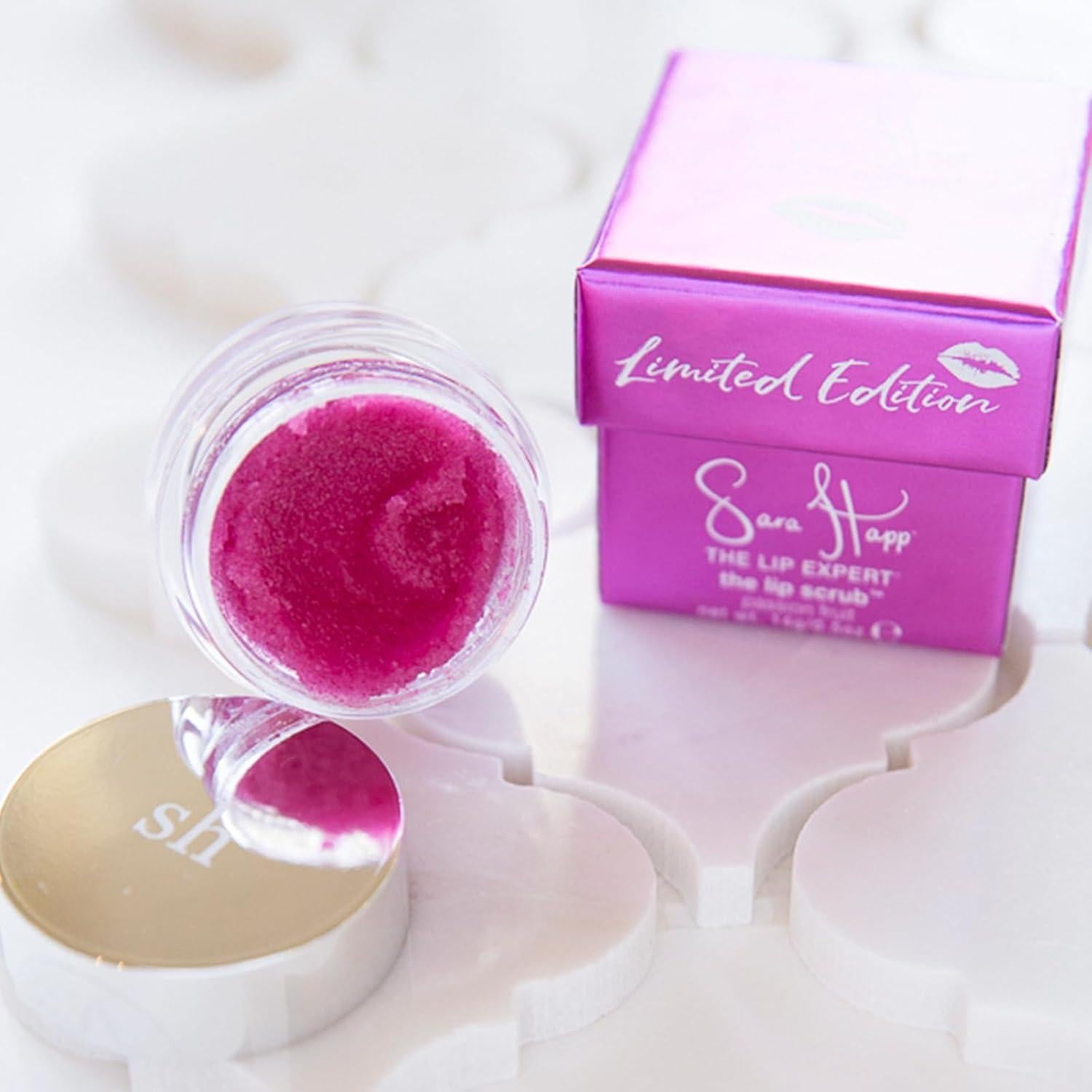 Exfoliante Labial Vegano Sara Happ Fruta de la Pasión 14 g