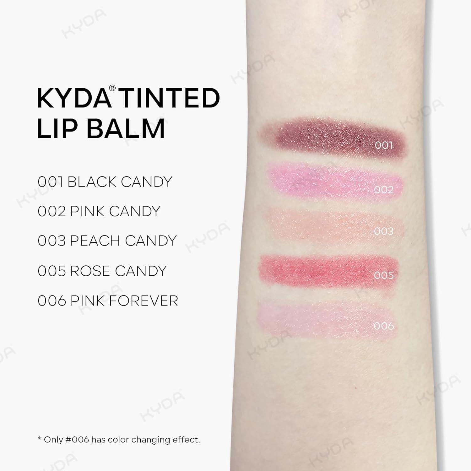 Bálsamo Labial Tinte KYDA Miel Hidratante 2 Colores 55g