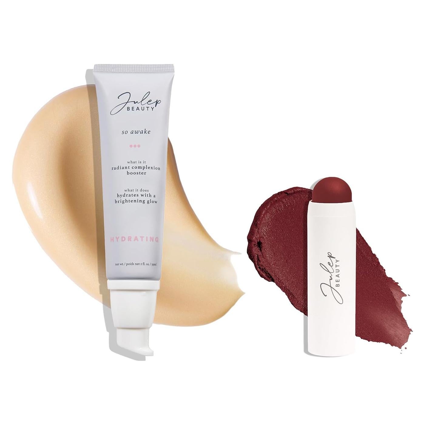 Set de Maquillaje Julep: Hidratante So Awake + Barra Rubor 2 en 1