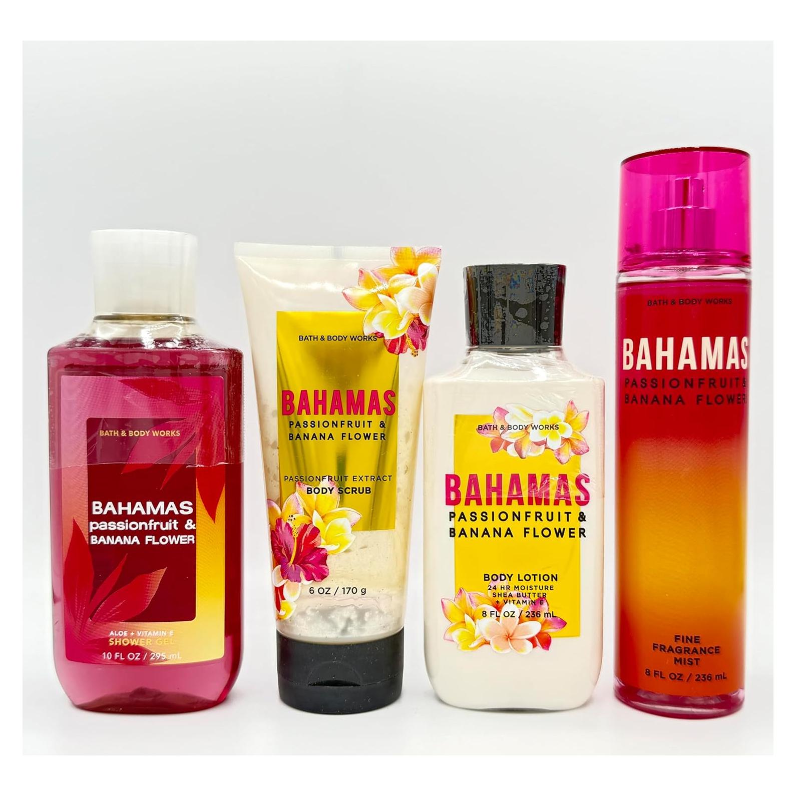 Conjunto de baño 4 piezas Bath & Body Works - Fruta de la pasión