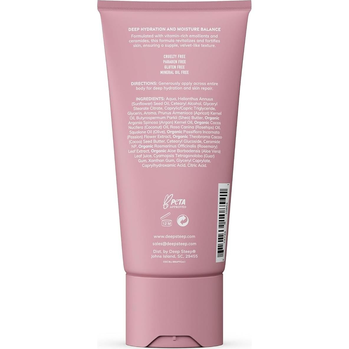 Manteca Corporal Deep Steep 170g Ceramidas Fruta de la Pasión