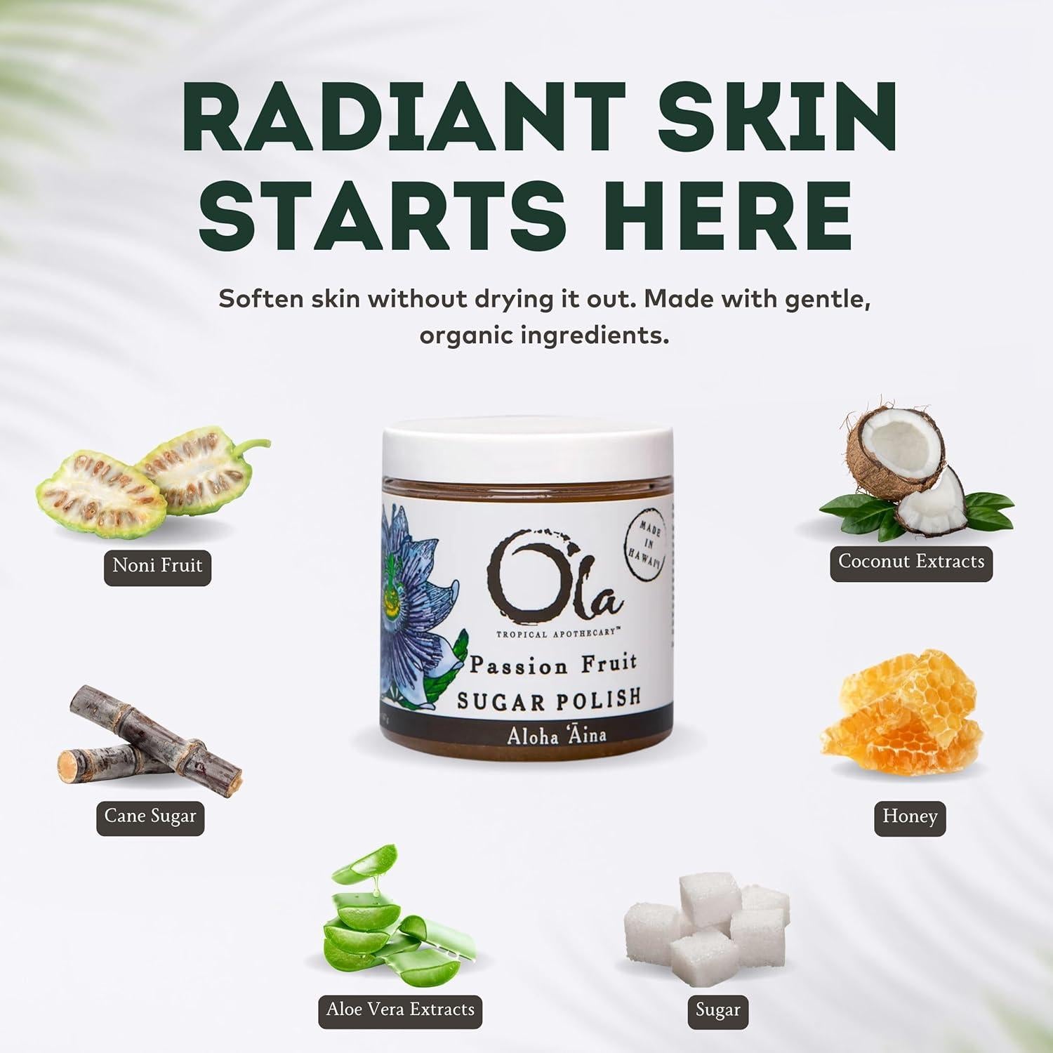 Pulido Corporal Ola Tropical Apothecary Fruta de la Pasión 329.7 g