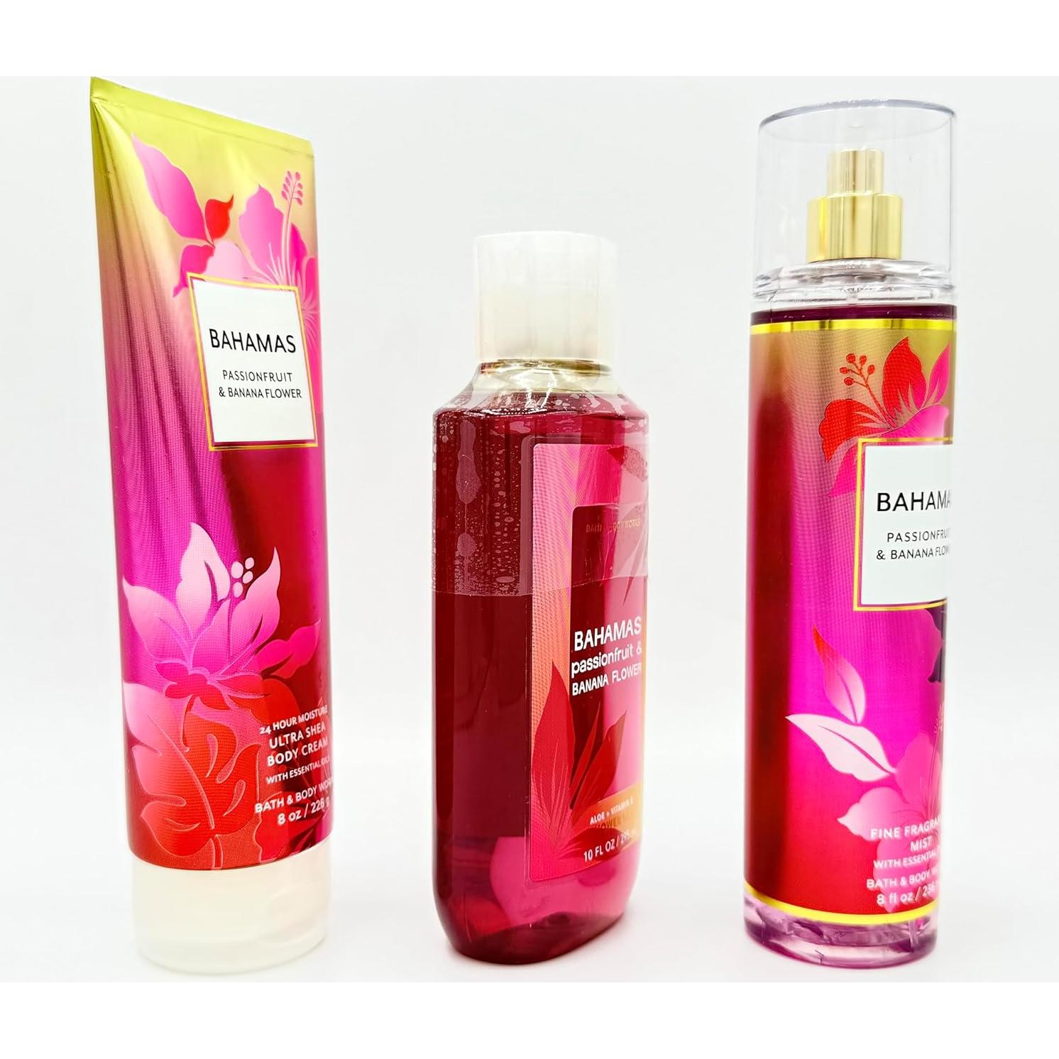 Conjunto de Baño Bath & Body Works 3 Piezas Fruta de Pasión