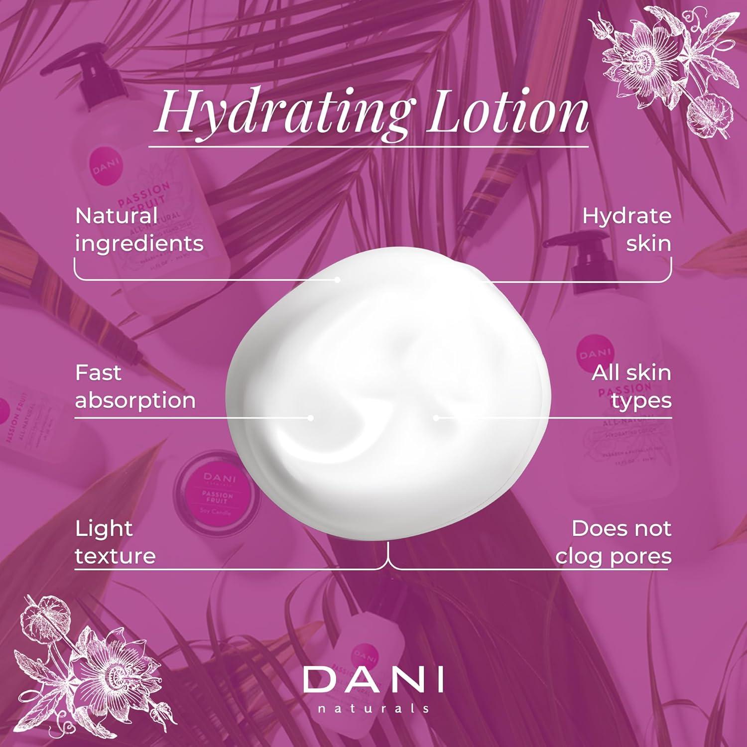 Loción Hidratante DANI Naturals 340g - Fruta de la Pasión