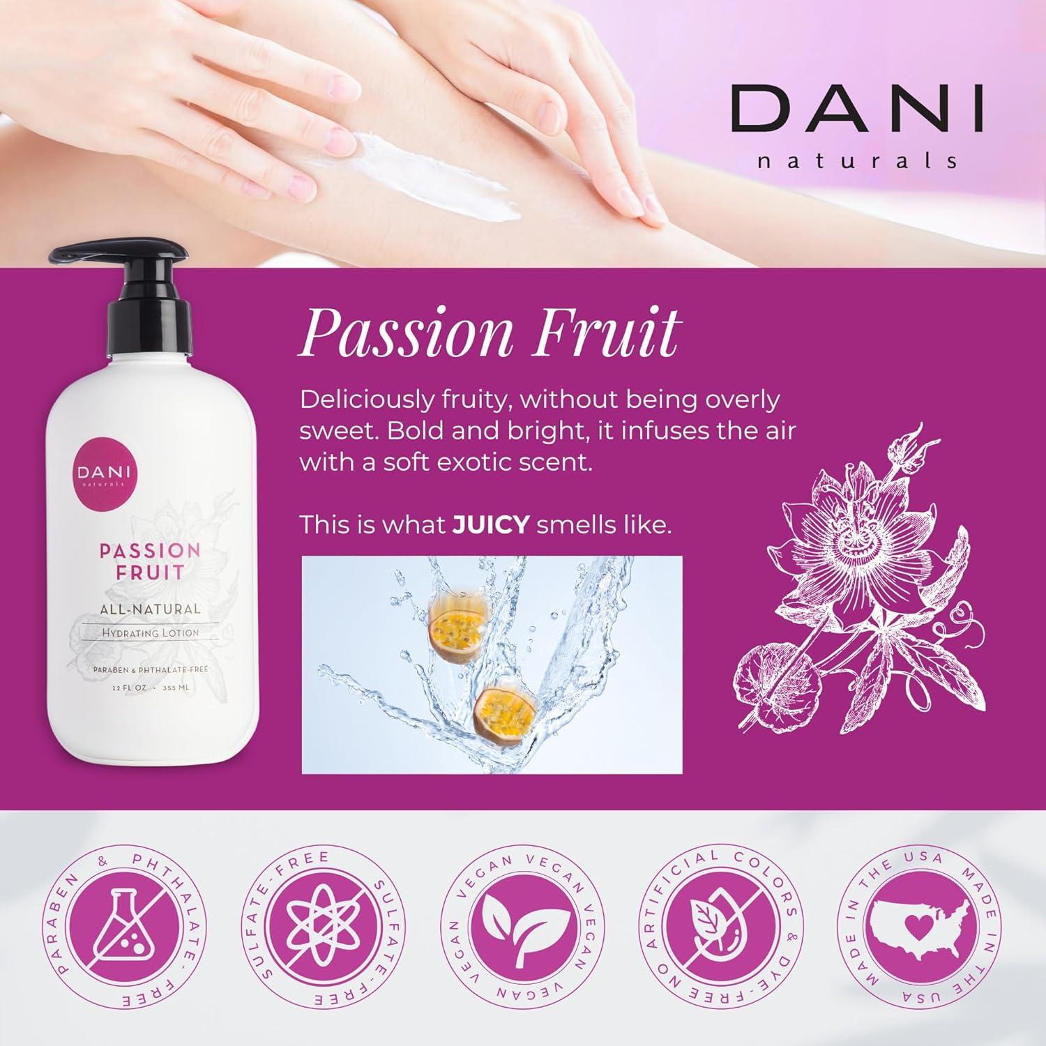 Loción Hidratante DANI Naturals 340g - Fruta de la Pasión