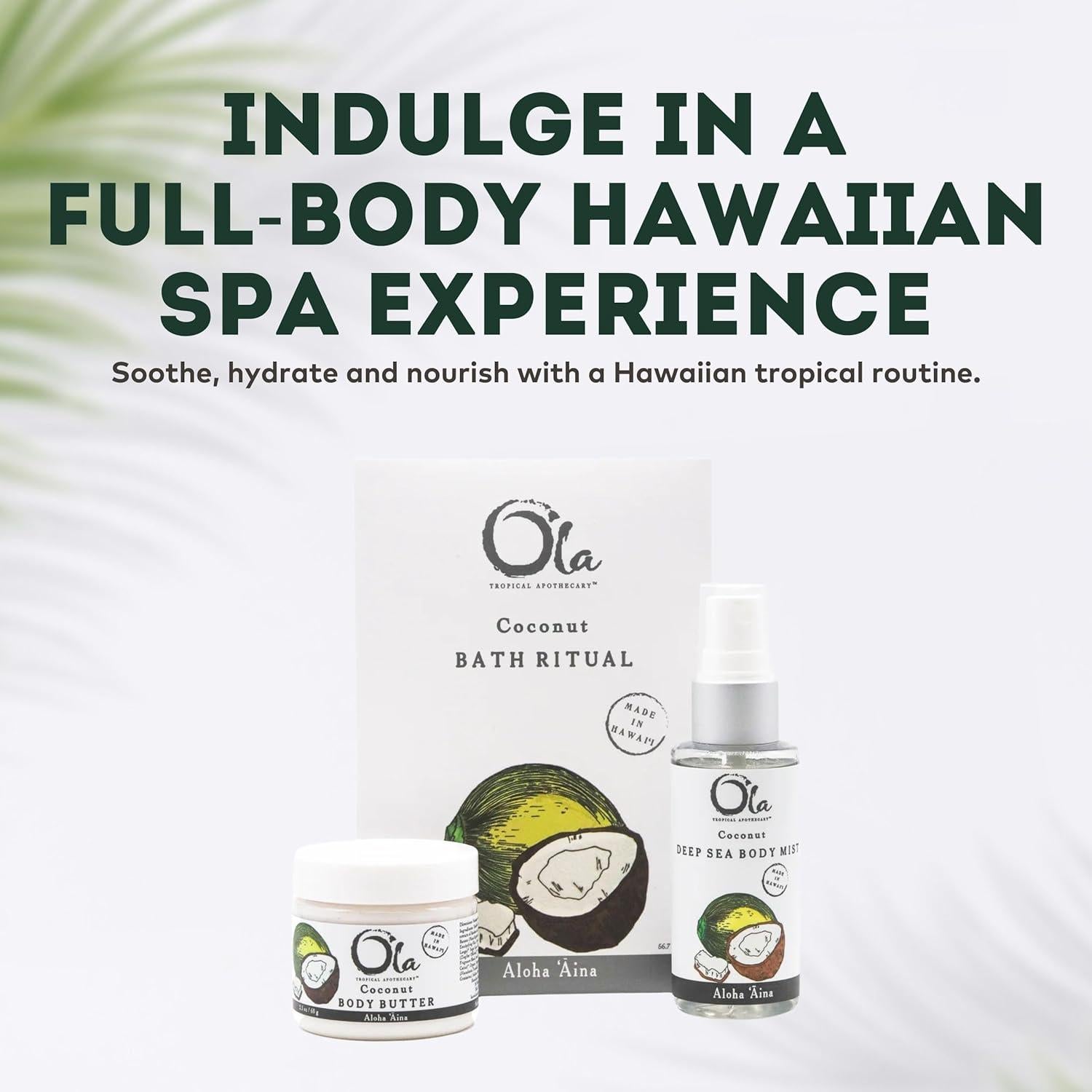 Juego de Regalo de Spa Ola Tropical Apothecary - Coco