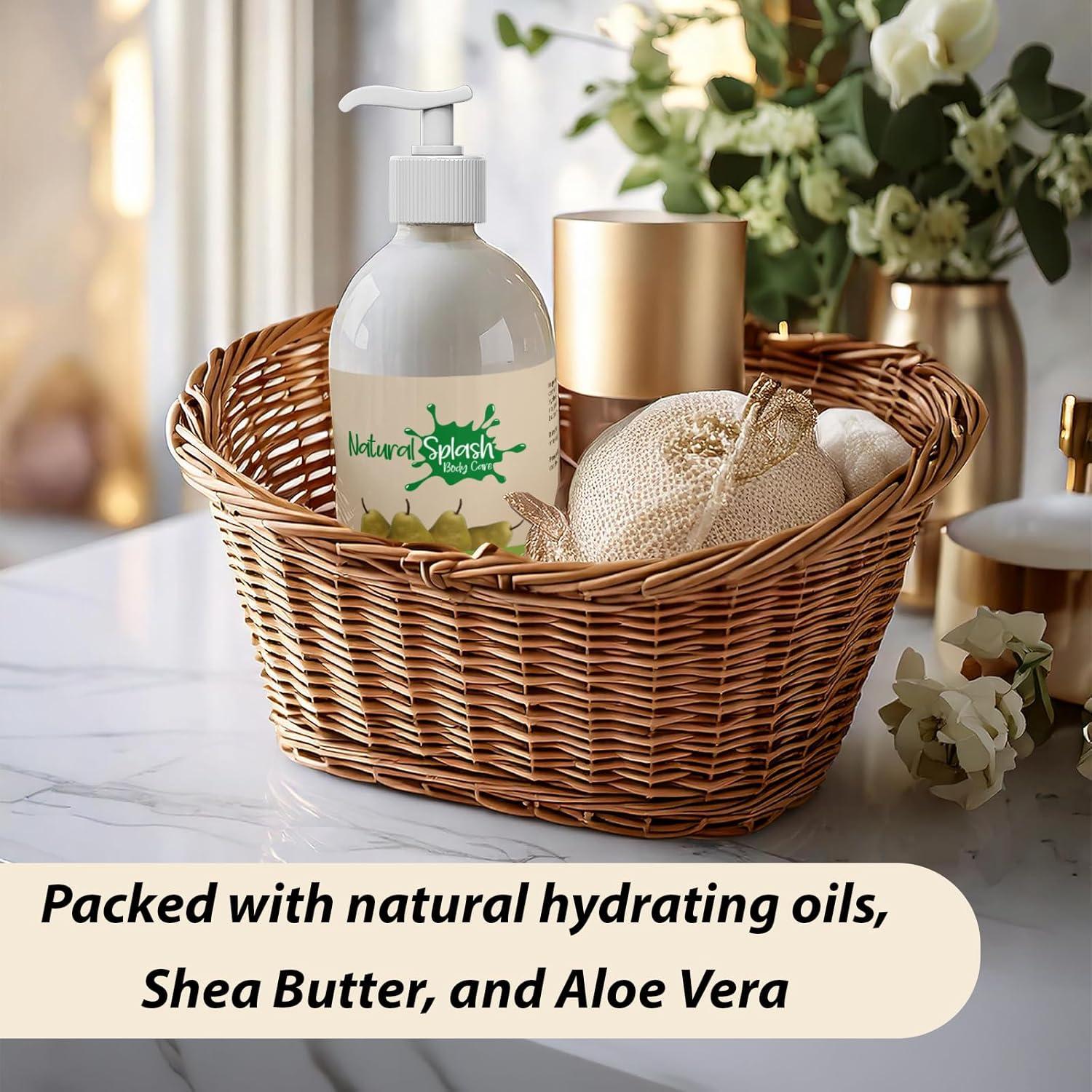 Crema Corporal de Ducha Natural Splash 250ml Pera Hidratante