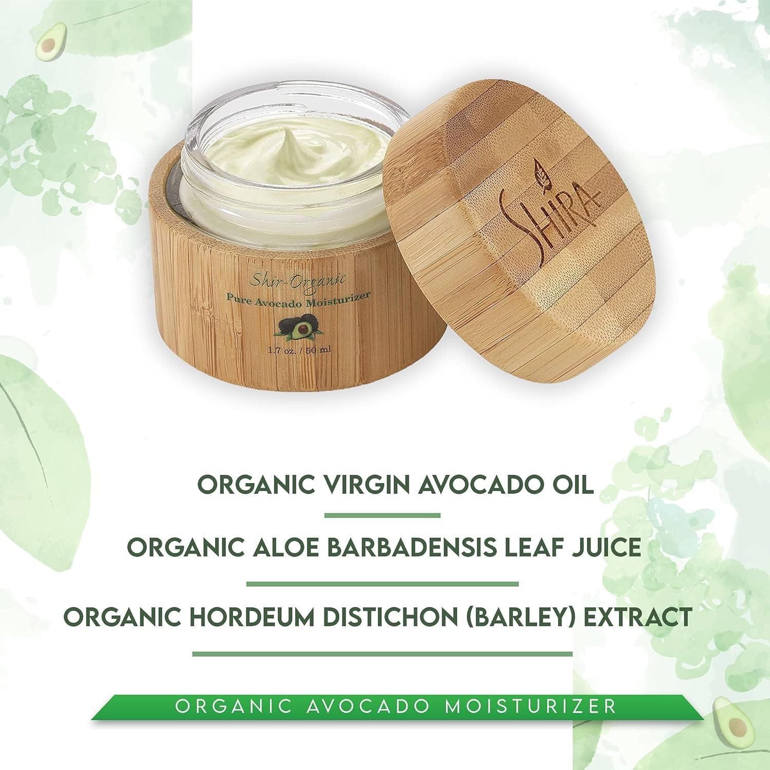 Crema Hidratante Facial de Aguacate Orgánico Shir 50ml