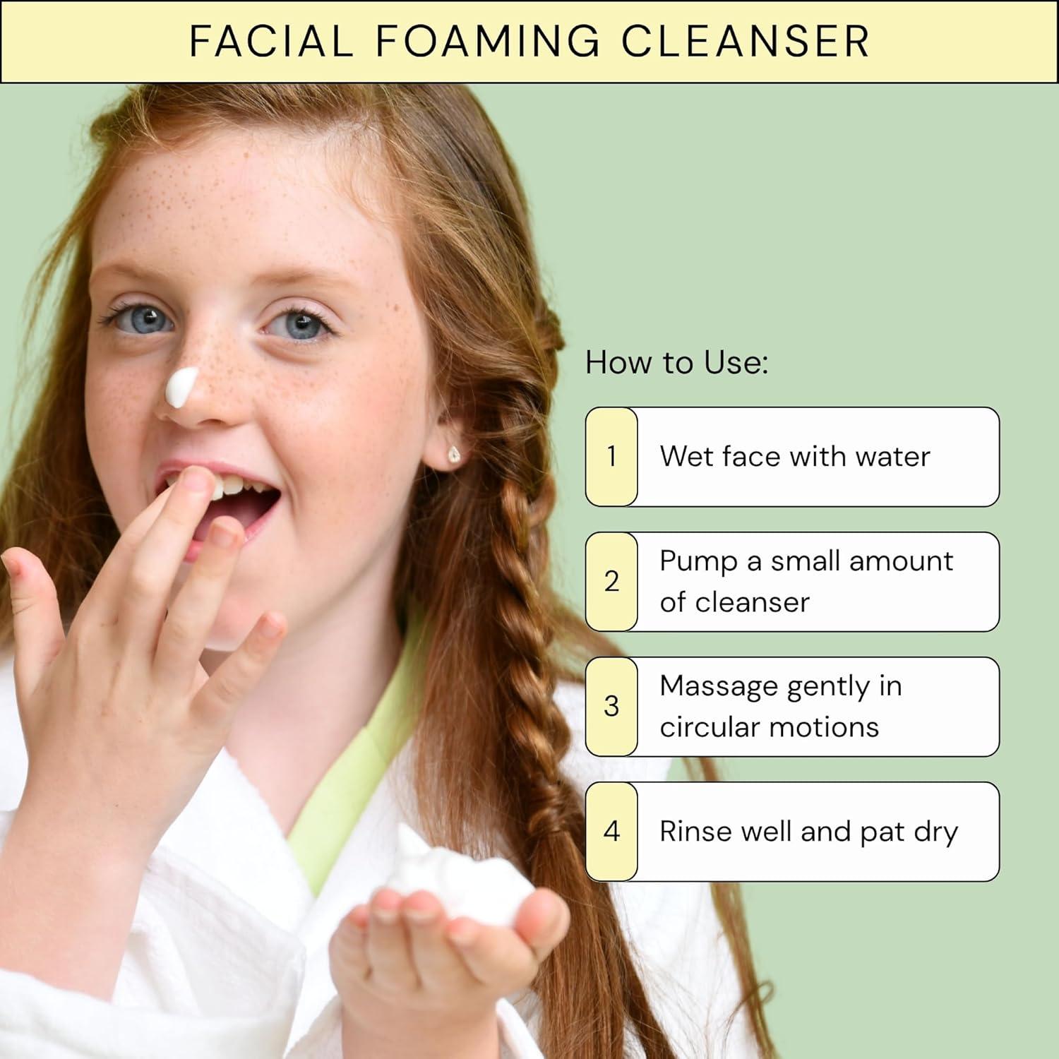 Limpiador Facial Espumoso Kids OMG 100ml - Piel Sensible