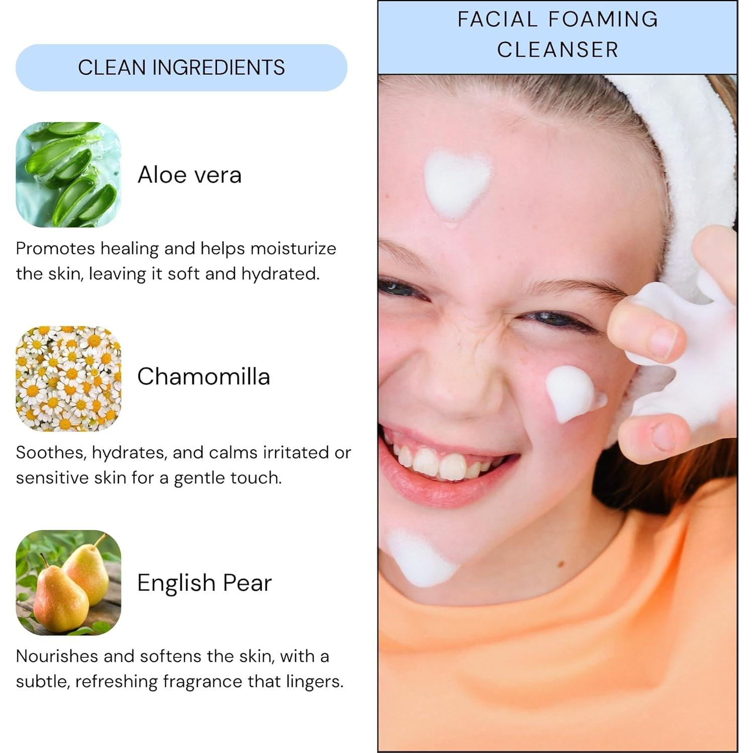 Limpiador Facial Espumoso Kids OMG 100ml - Piel Sensible