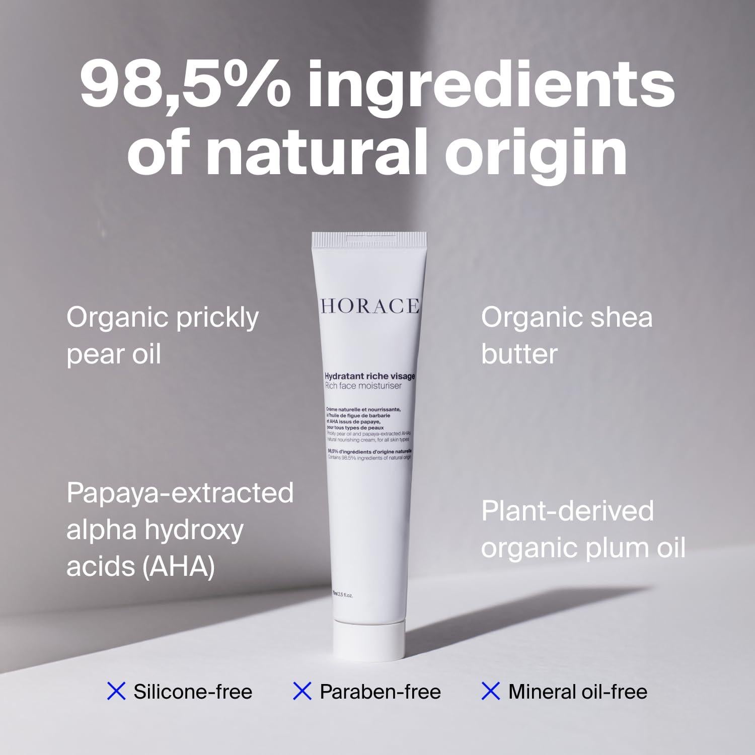 Crema Hidratante para Hombre Horace 74.8 ml - Sin Fragancia