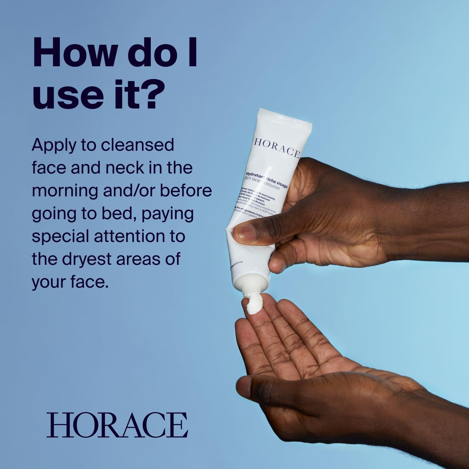 Crema Hidratante para Hombre Horace 74.8 ml - Sin Fragancia