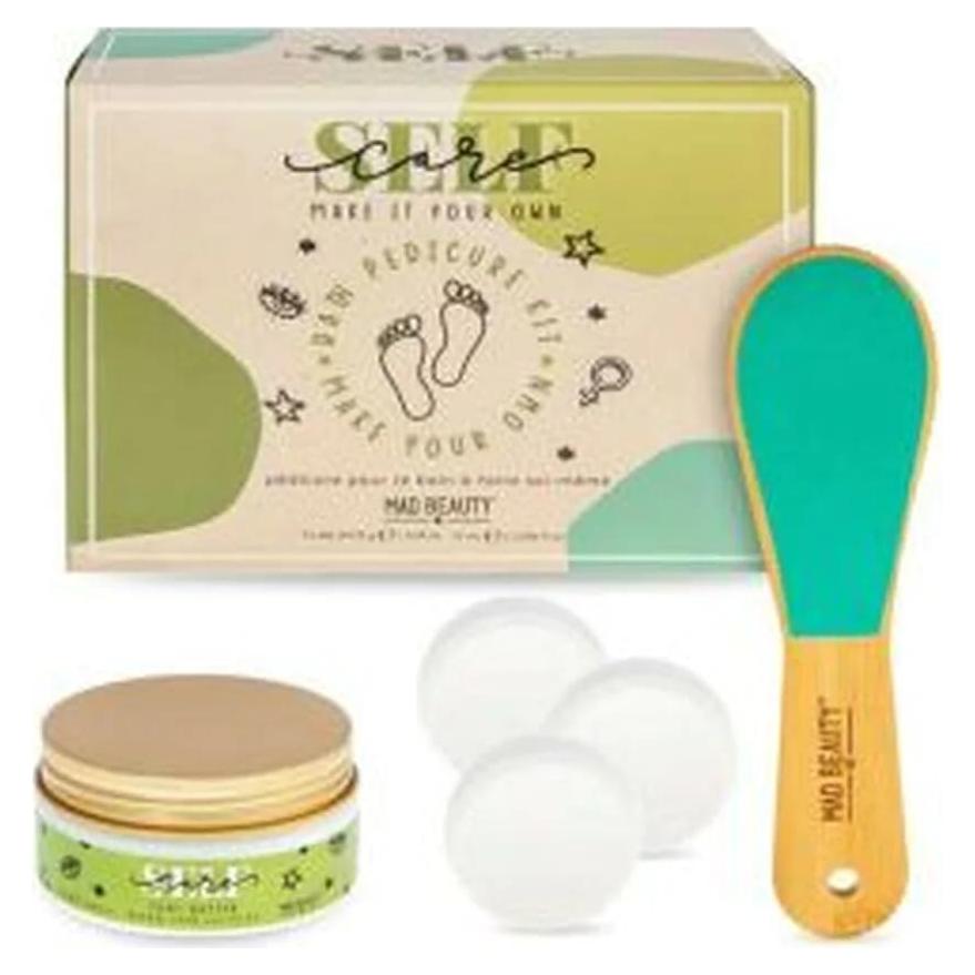 Set de Pedicura Mad Beauty con 3 Efervescentes y Lima