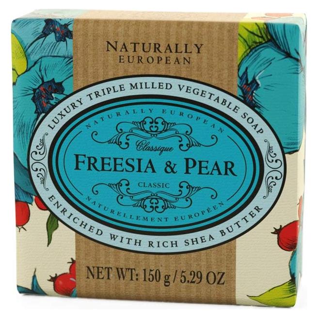 Jabón Naturalmente Europeo Fresia y Pera 150 g - Karité
