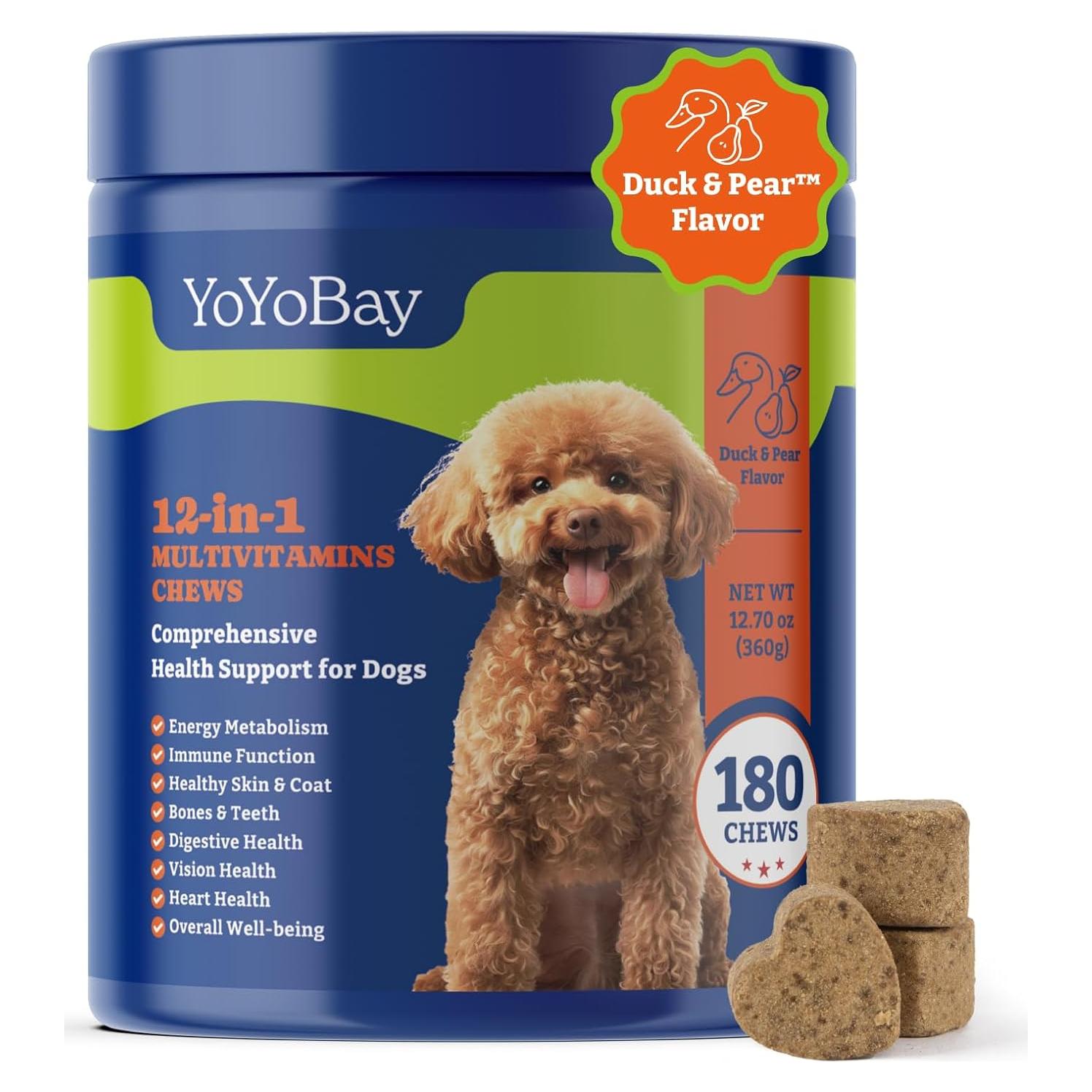 Suplemento Masticable Multivitamínico YoYoBay 180 Unidades Pato y Pera