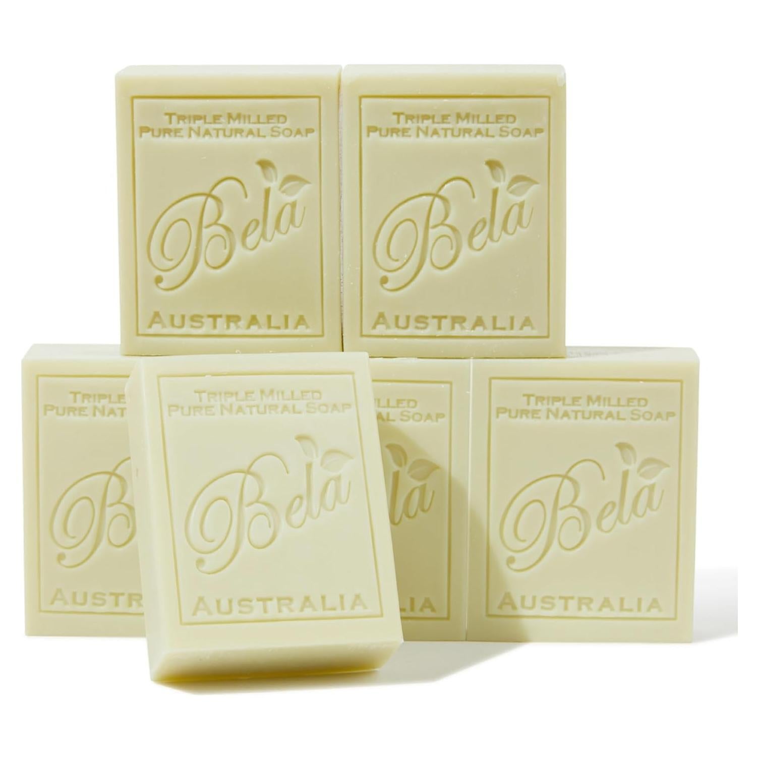 Jabón de Pera Francesa Bela 93.4g Pack de 6 - Manteca de Karité