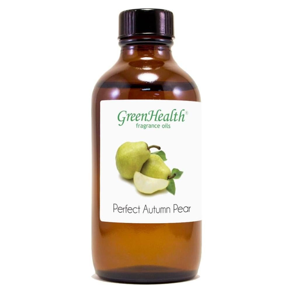 Aceite de Fragancia Pera Otoñal 118 ml GreenHealth - Botella de Vidrio
