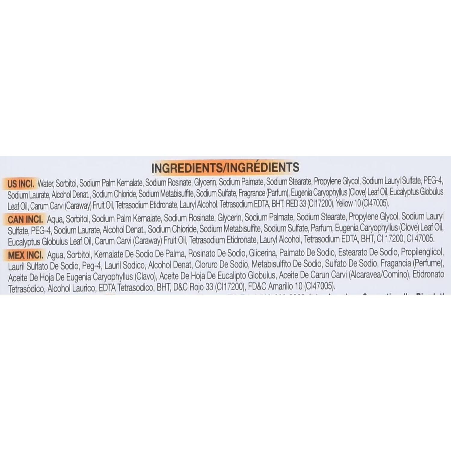 Jabón Transparente de Peras con Aceite Natural - 12 Barras de 75g