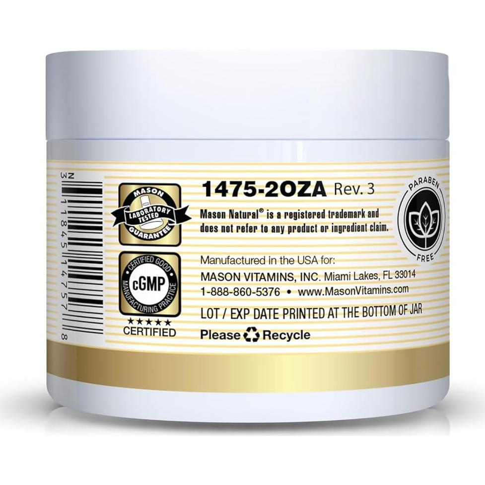 Crema Hidratante Antienvejecimiento Mason Natural 56.7g