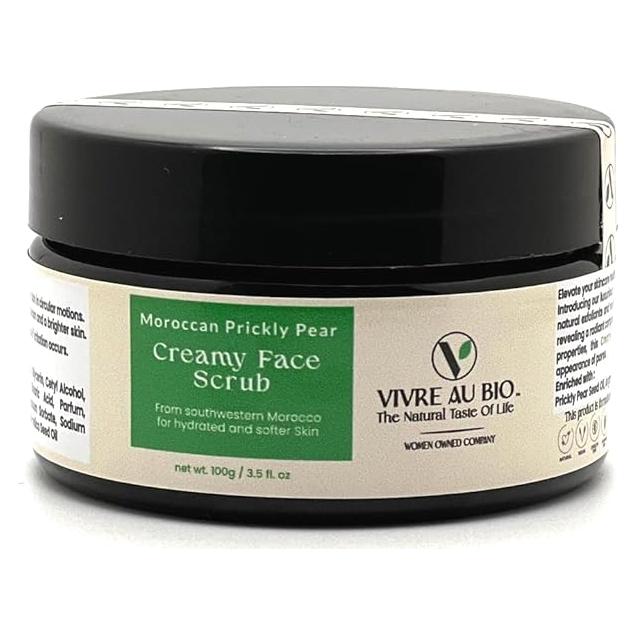 Crema Exfoliante Facial Natural Vivre Au Bio 100g Pera Espinosa