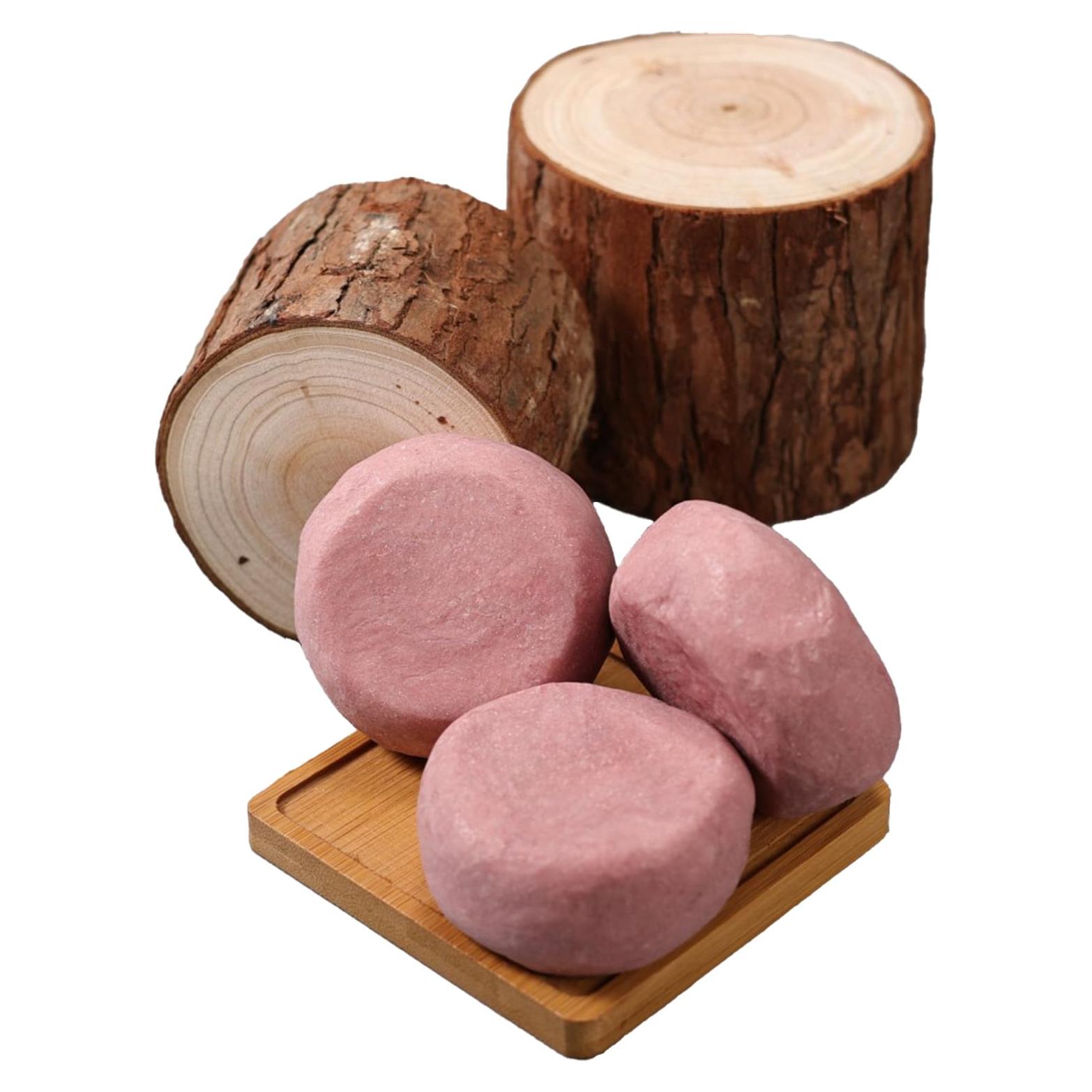 Jabón Artesanal de Roselle y Madera de Pera - 85g