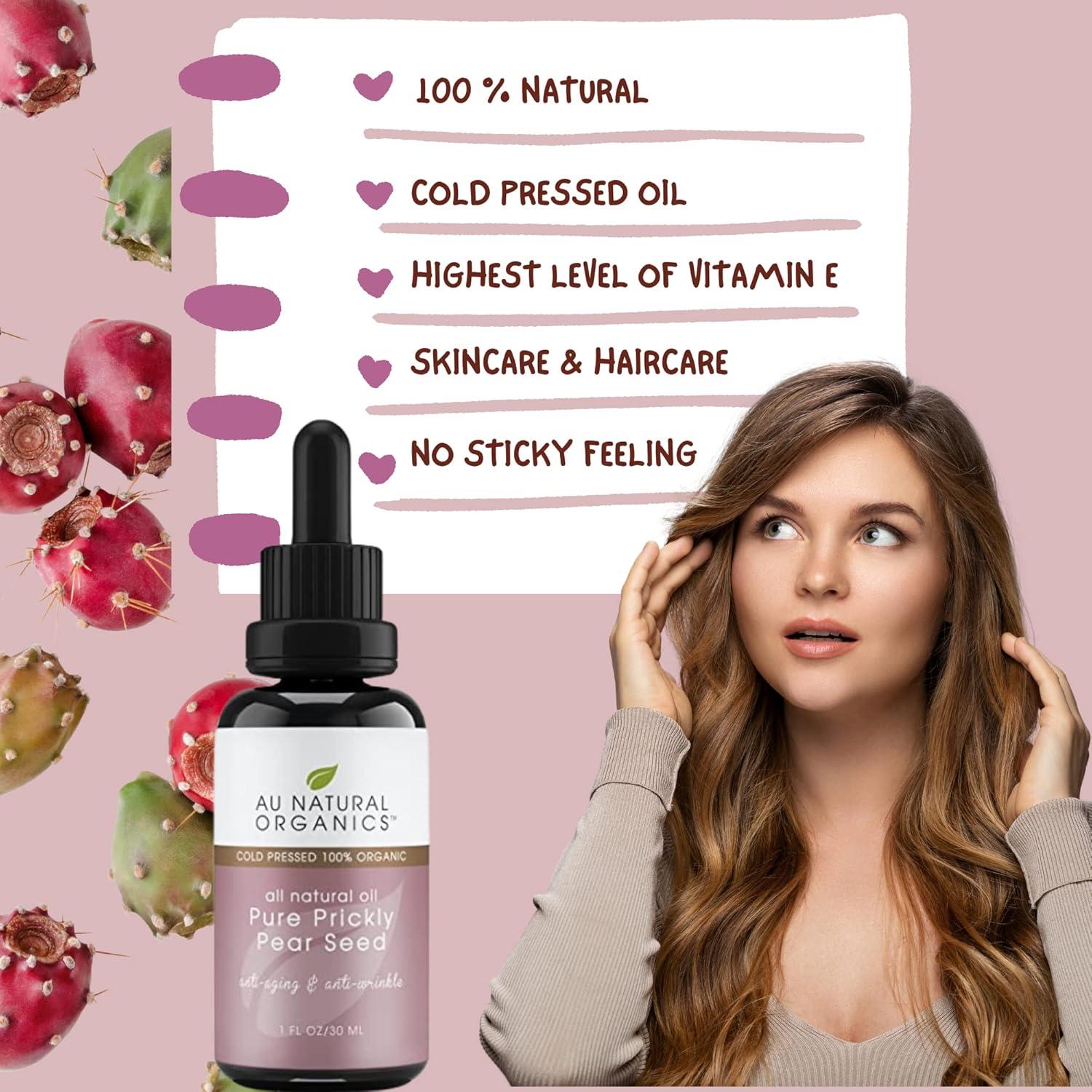 Aceite de Semilla de Higo Chumbo Au Natural 30 ml Puro Hidratante