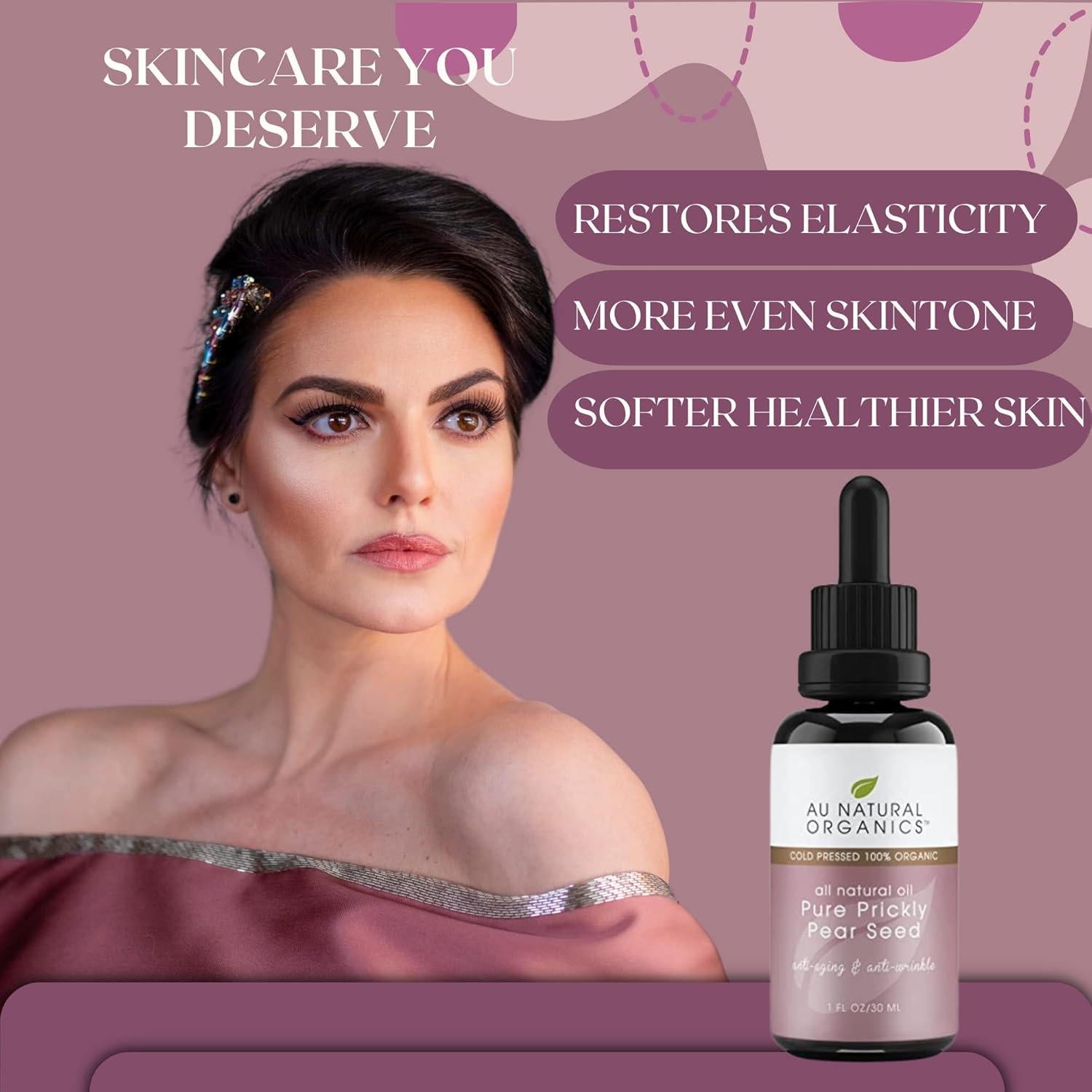 Aceite de Semilla de Higo Chumbo Au Natural 30 ml Puro Hidratante