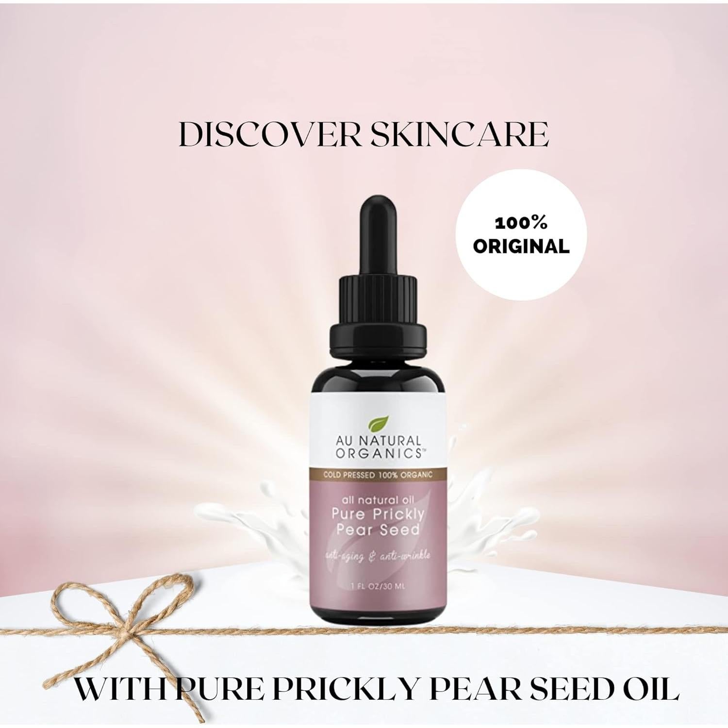 Aceite de Semilla de Higo Chumbo Au Natural 30 ml Puro Hidratante