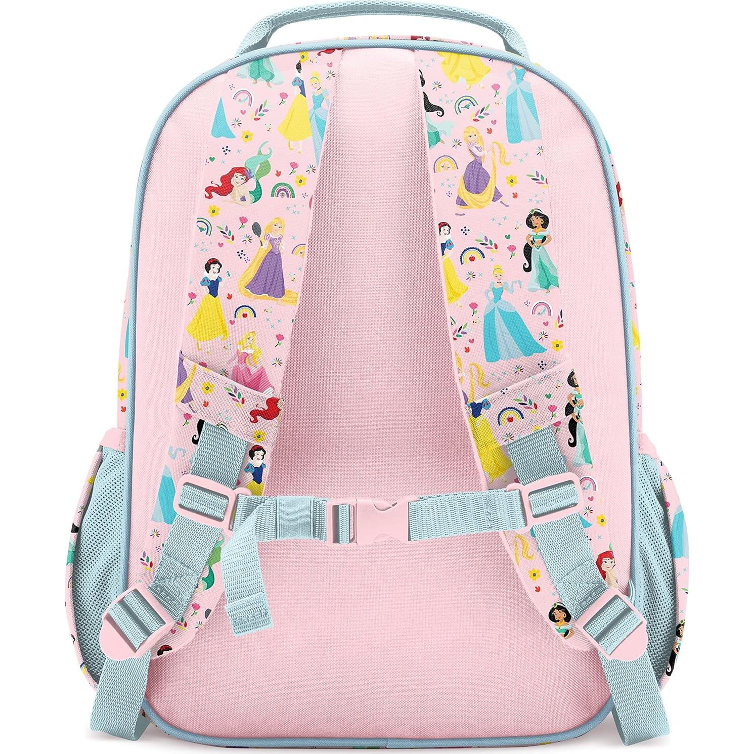 Mochila Grande Simple Modern Disney Arcoíris Princesas 18L
