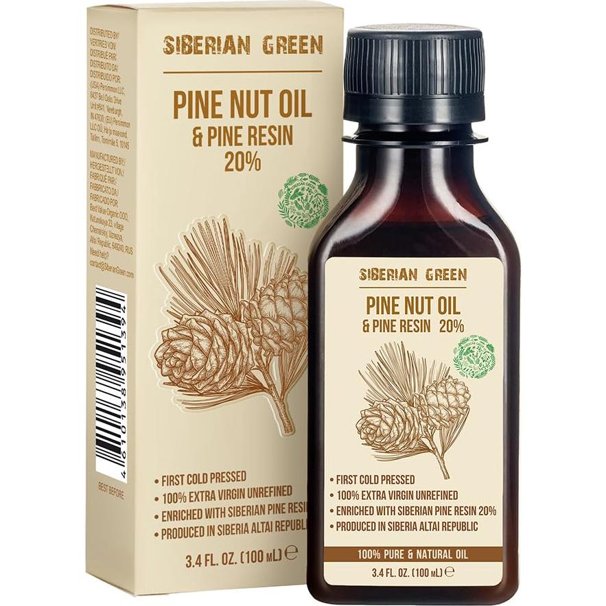 Aceite de Nuez de Pino Siberiano 100 ml - Best Value Organic