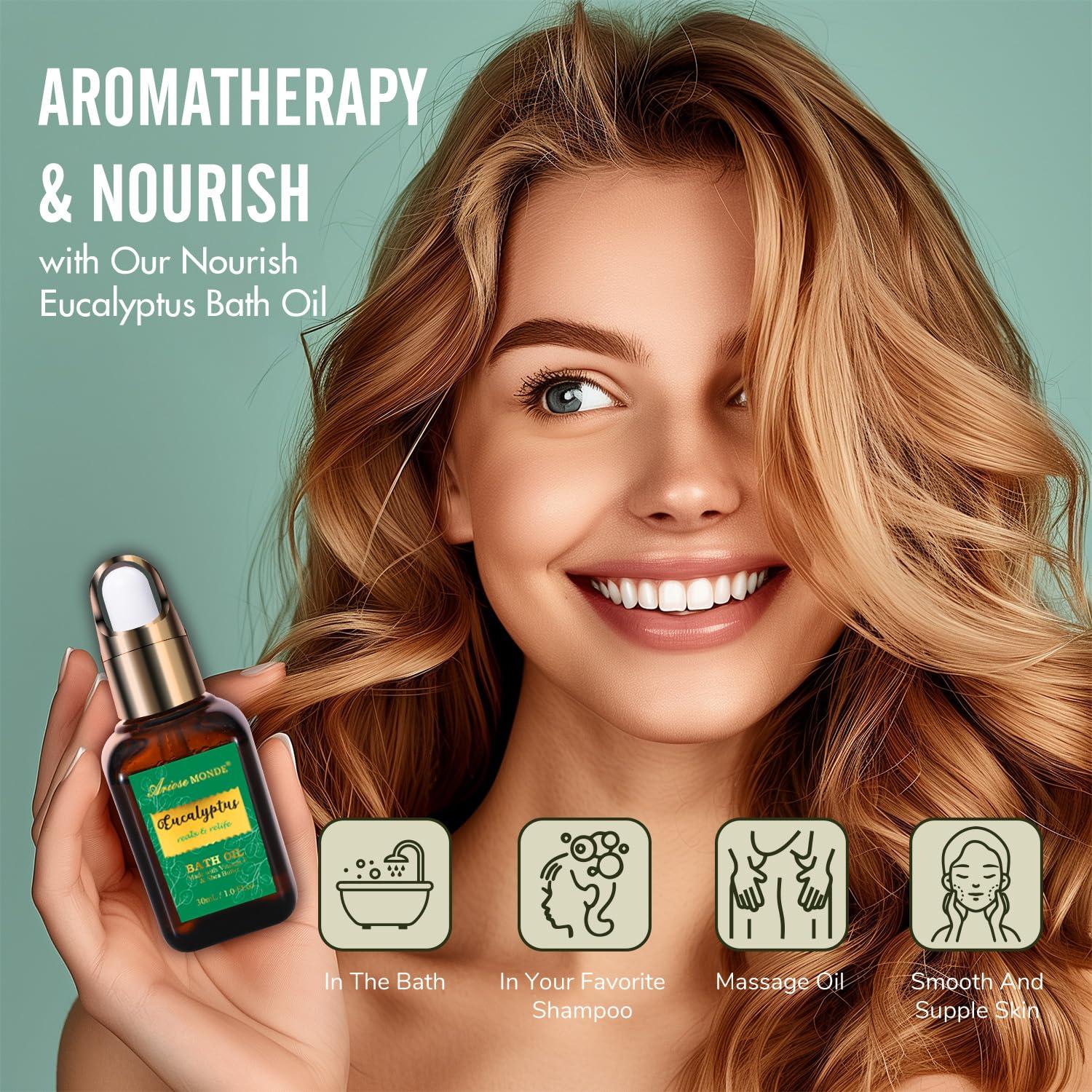 Cesta de Regalo Spa Eucalipto 13 Piezas ArioseMonde